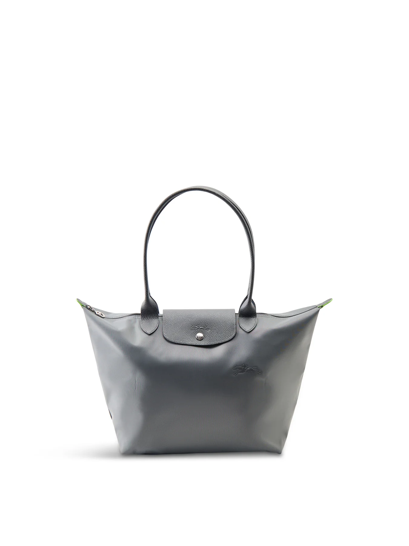 Le Pliage Green Large Nylon Tote Bag Graphite