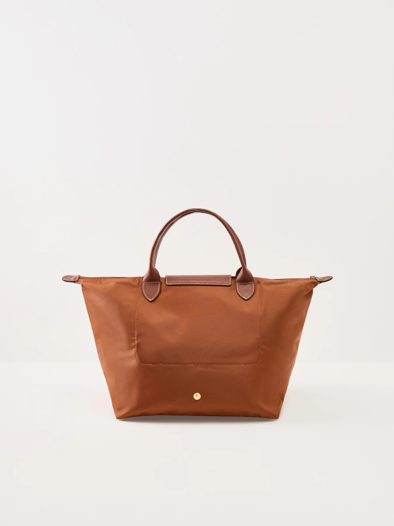 Le Pliage Medium Nylon Handbag Cognac - Image 3