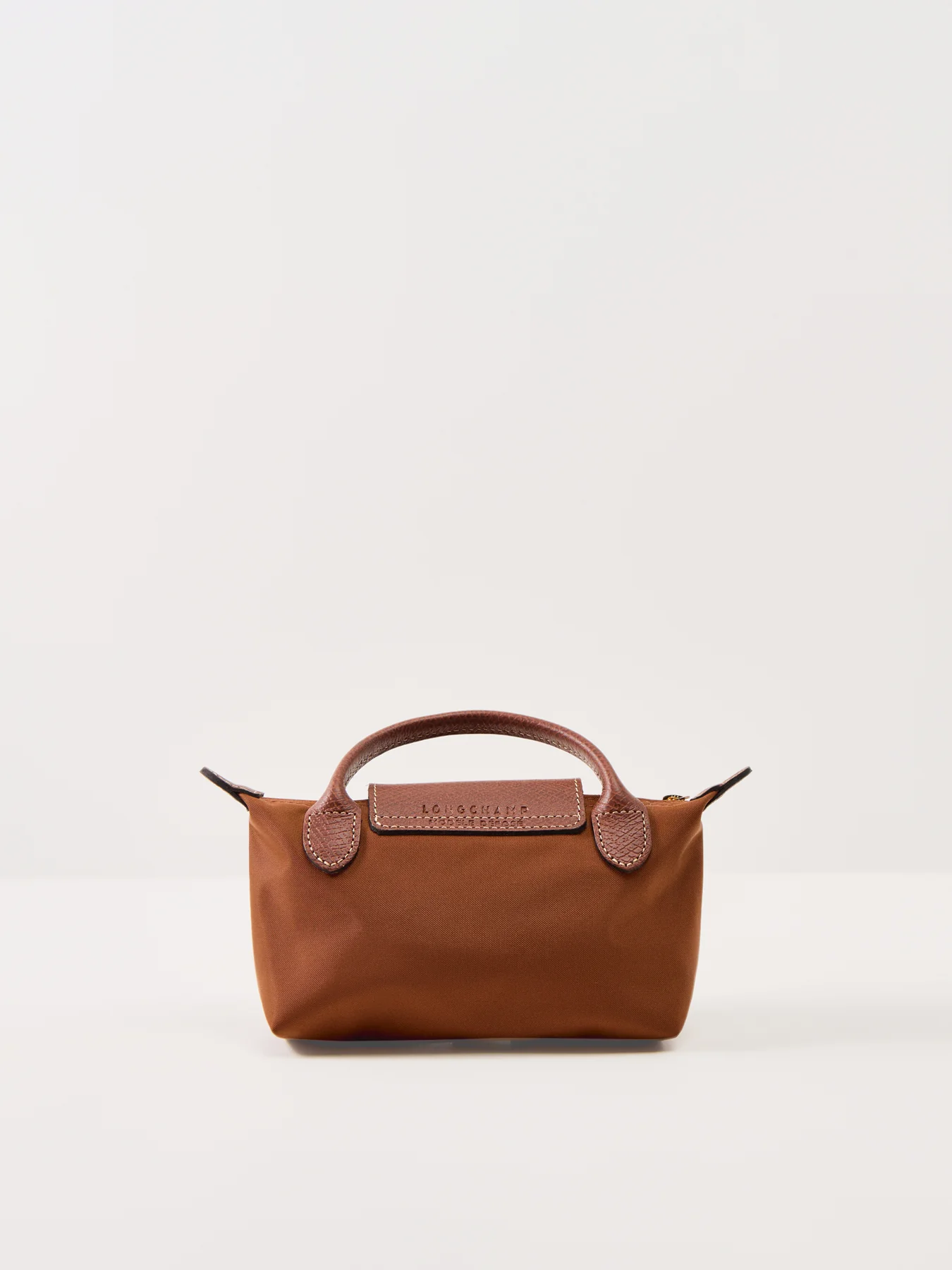 Le Pliage Classic Nylon Pouch Cognac - Image 3