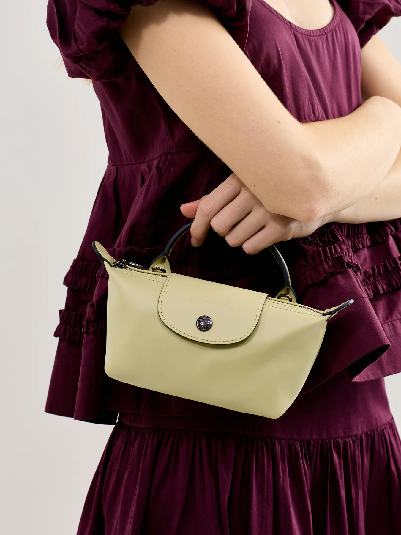 Le Pliage Xtra Extra Small Pouch Pistachio - Image 2