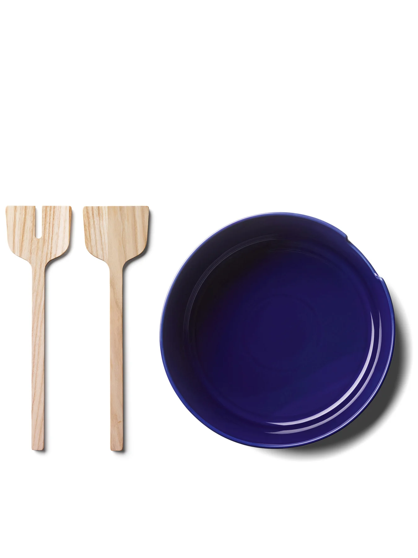 Collective Salad Bowl and Ash Servers Cobalt - Image 3
