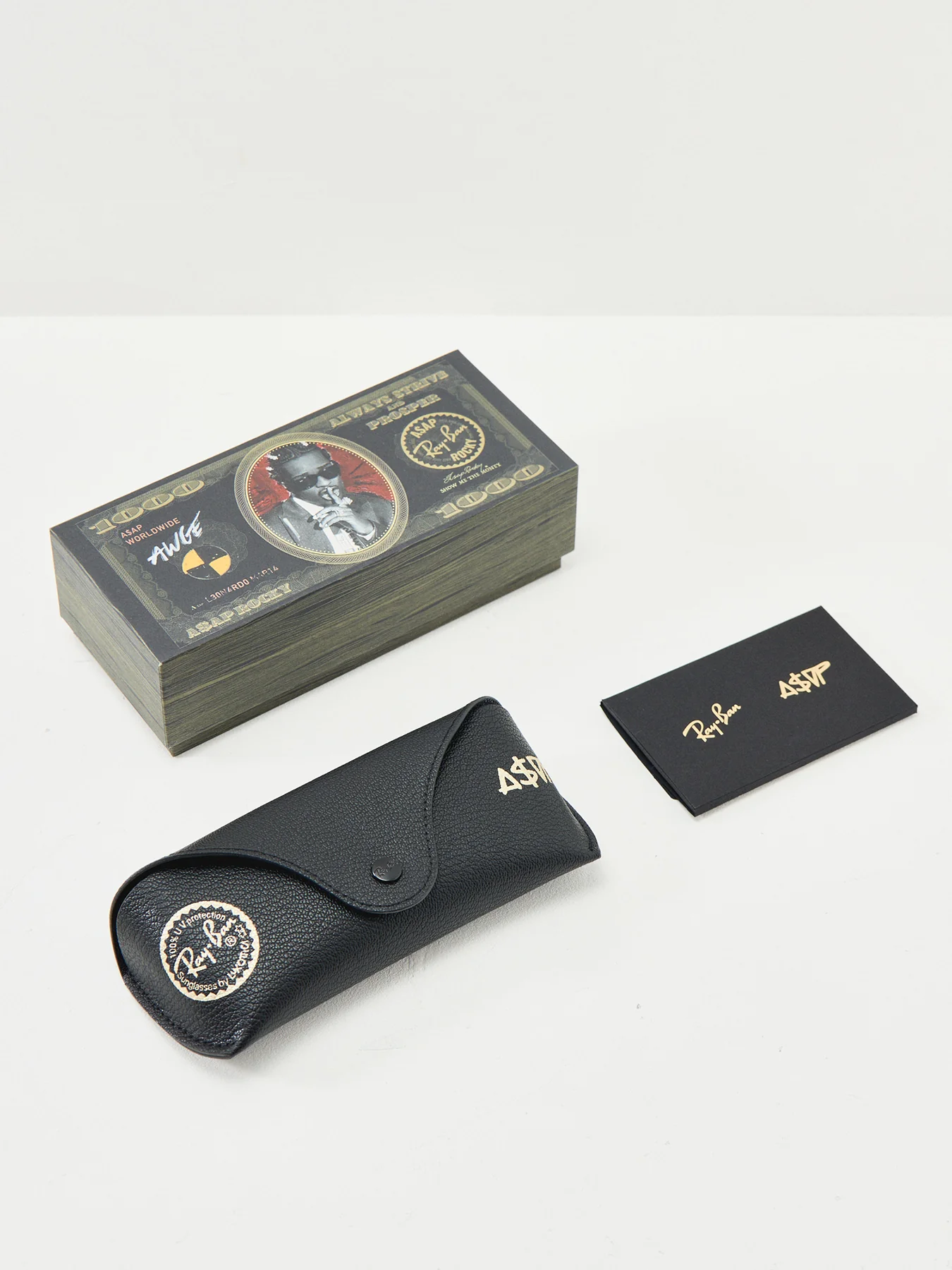 Mega Clubmaster Sunglasses Gold - Image 4