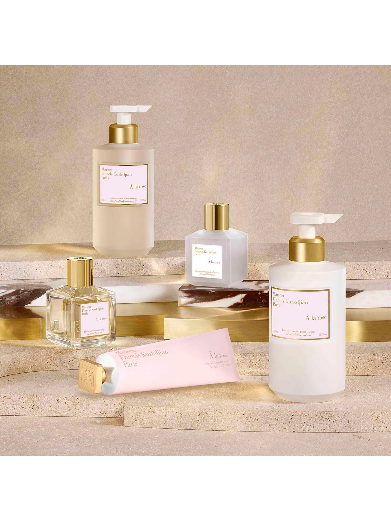 A La Rose Scented Hand Cream 70ml - Image 4