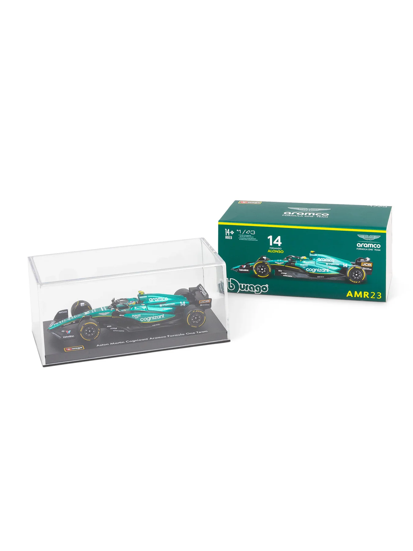 Aston Martin AMR23 2023 Car with Alonso Helmet - Image 2