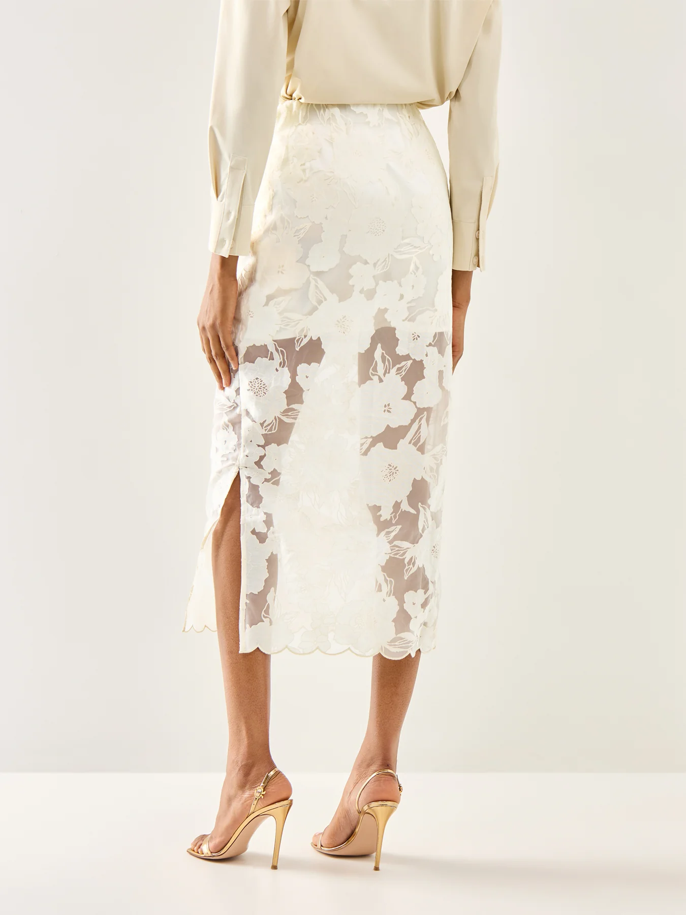 Annabelle Lace Midi Skirt - Image 5