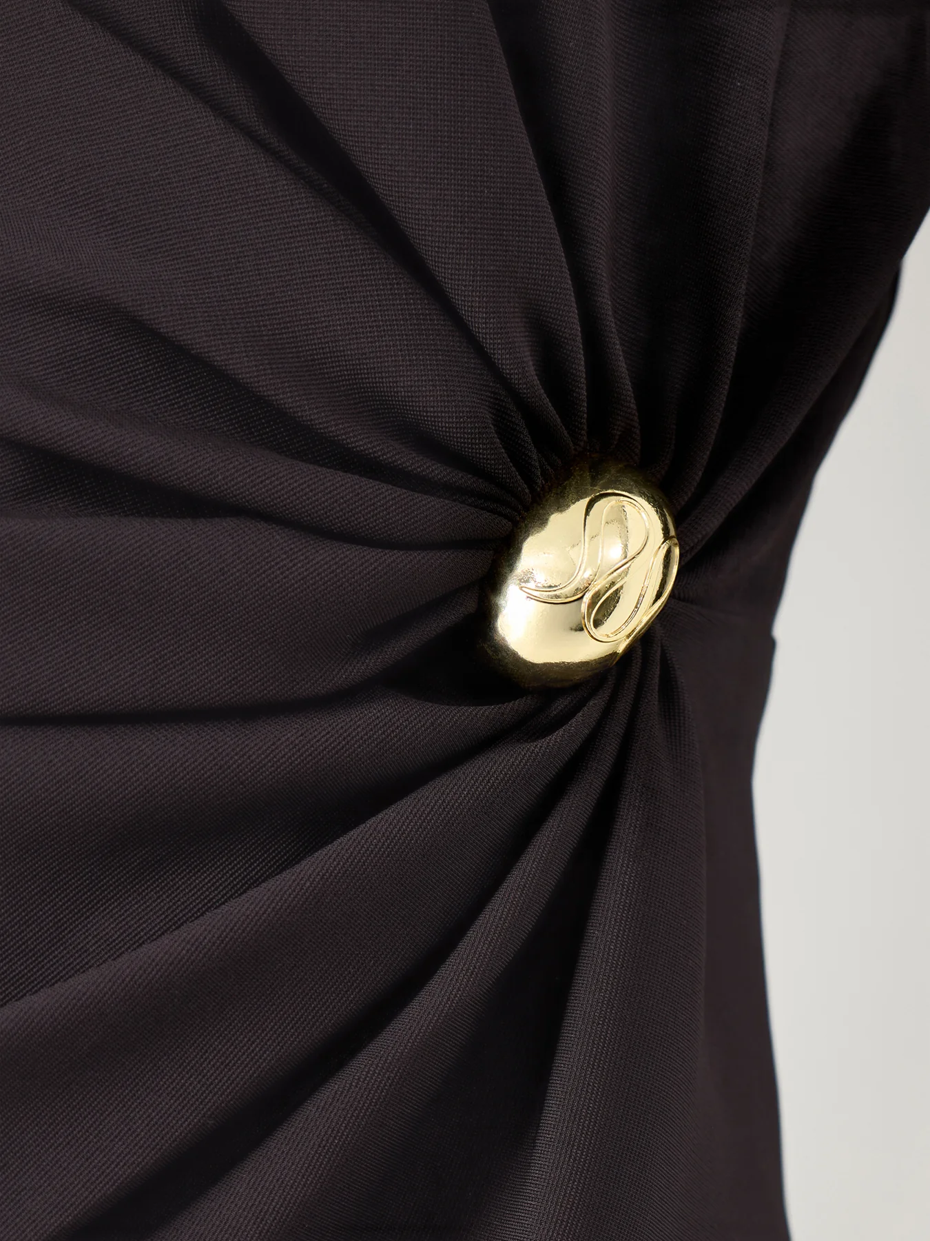 Mailey Jersey Brooch Long Sleeve Top - Image 3