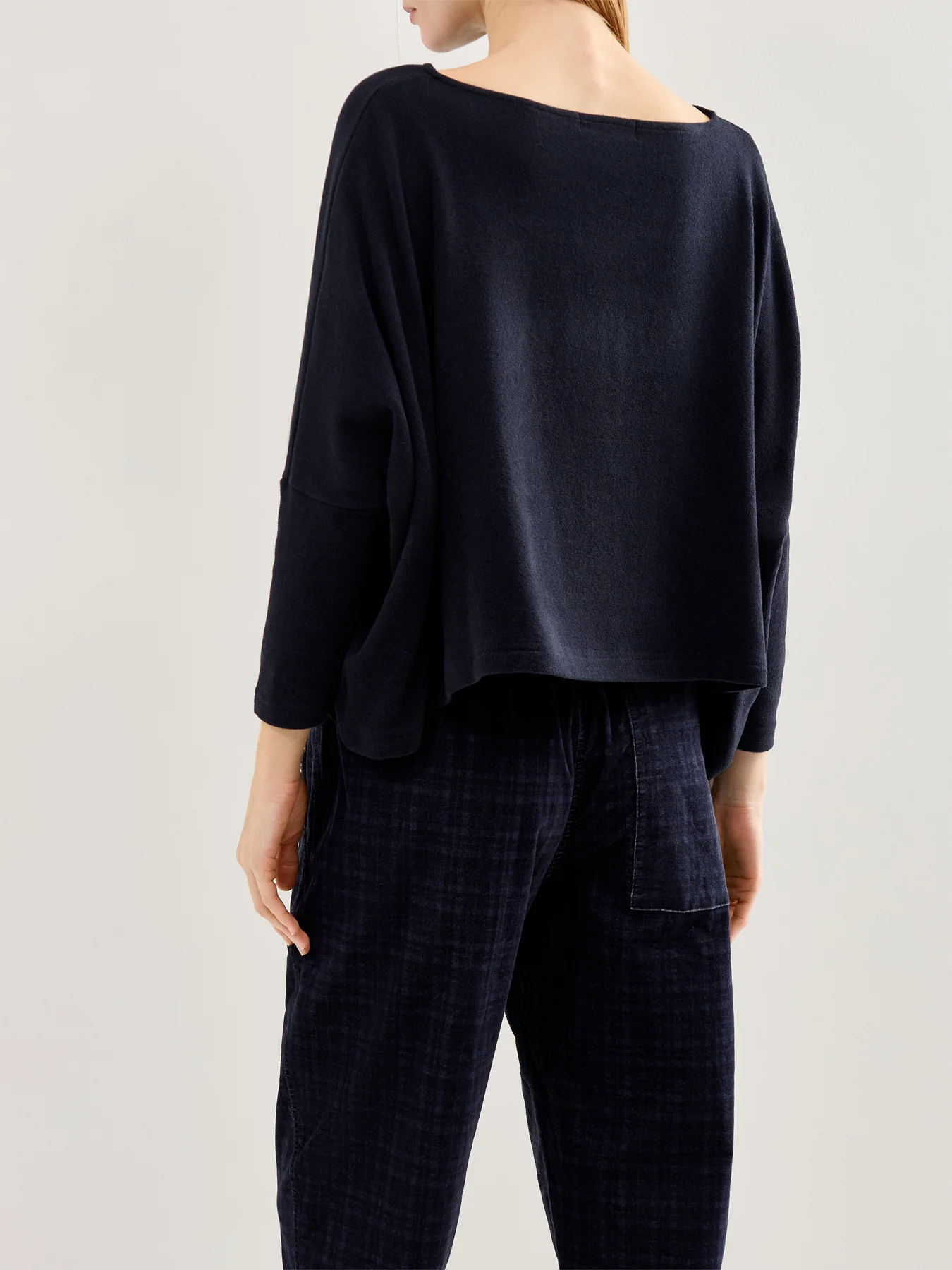 Boat Neck Boxy Swing Knit - Image 5