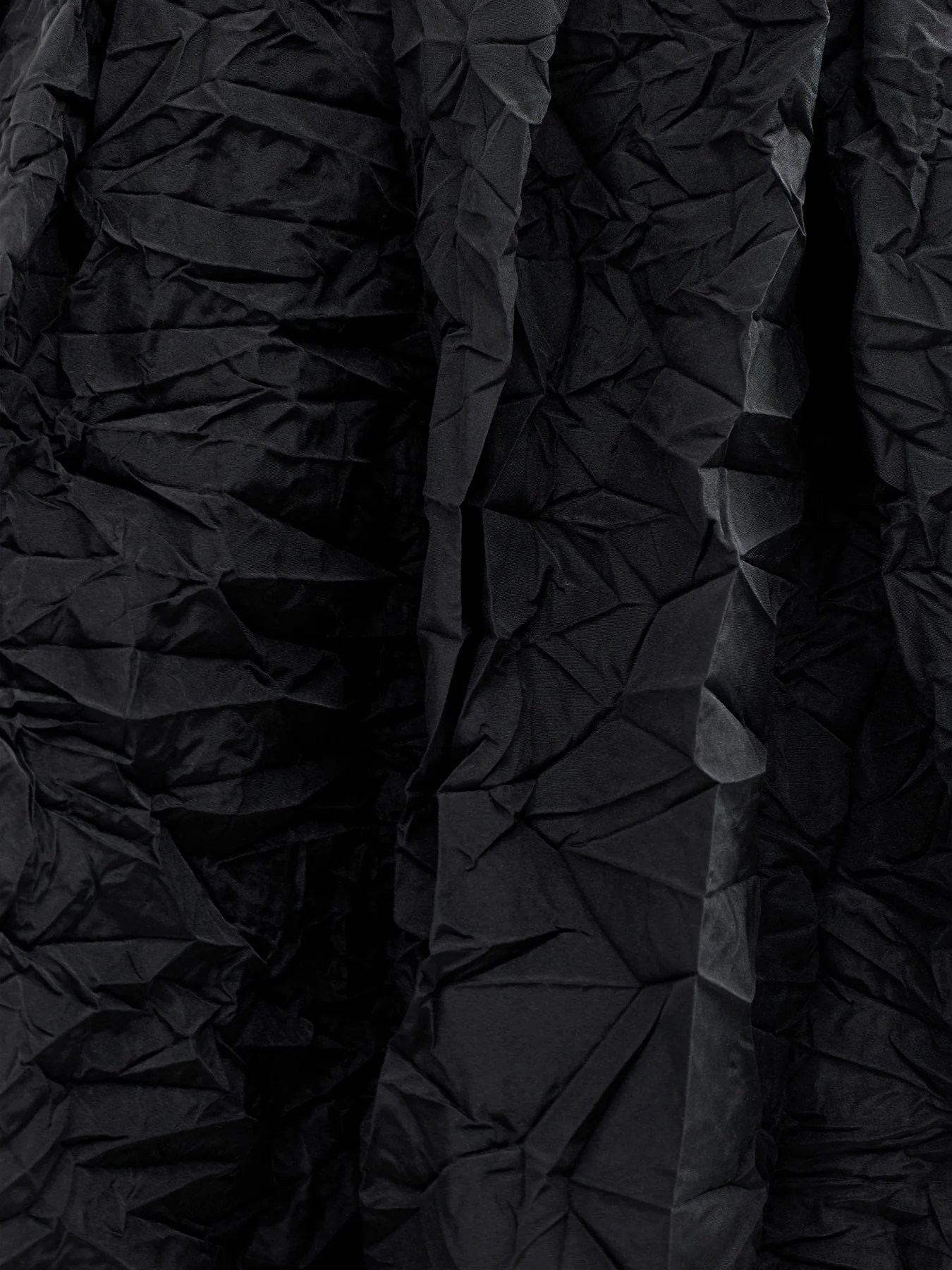 Taffeta Maxi Skirt Black - Image 3