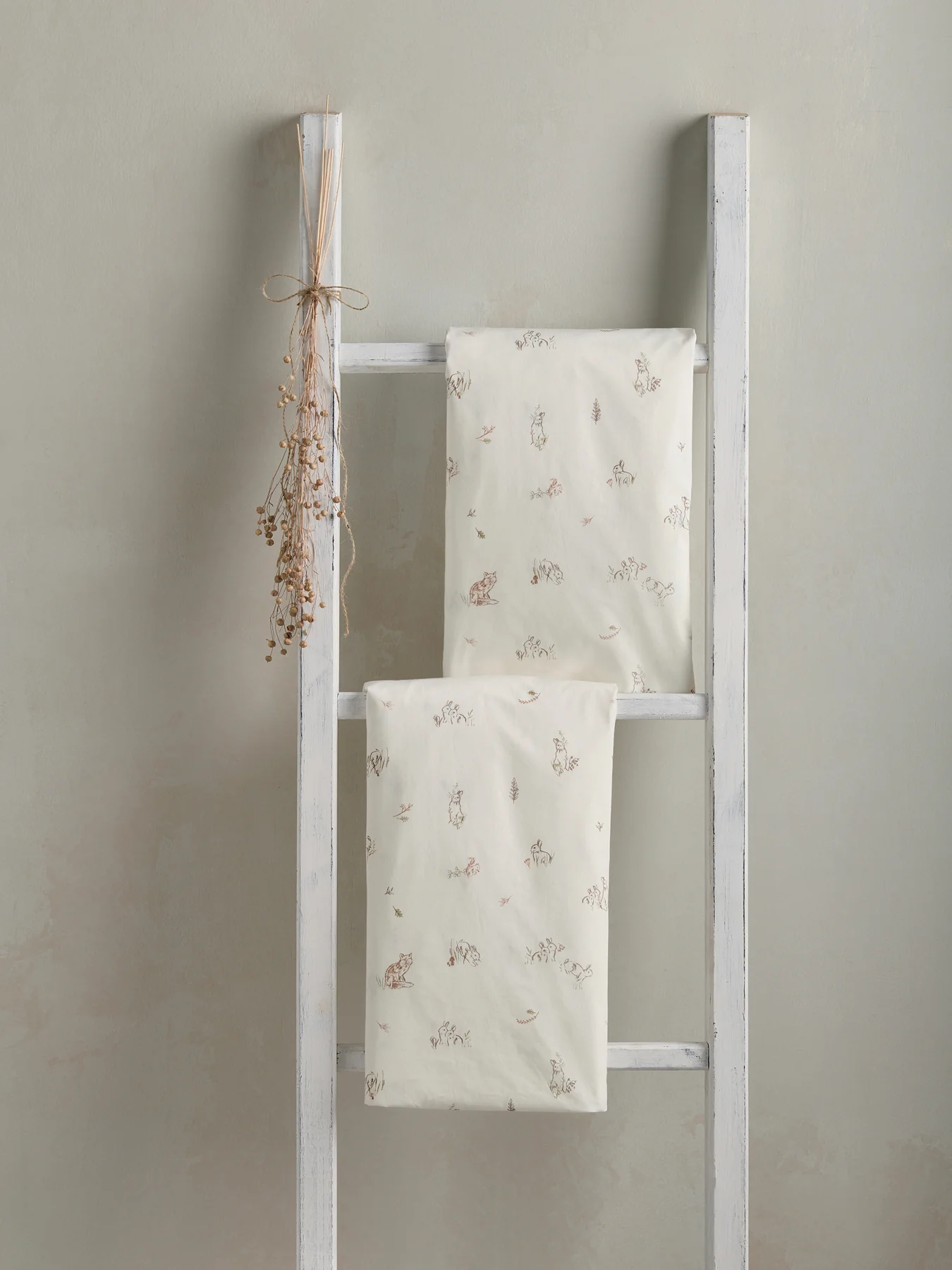 2 CotBed Fitted Sheets BunnyFox - Image 3