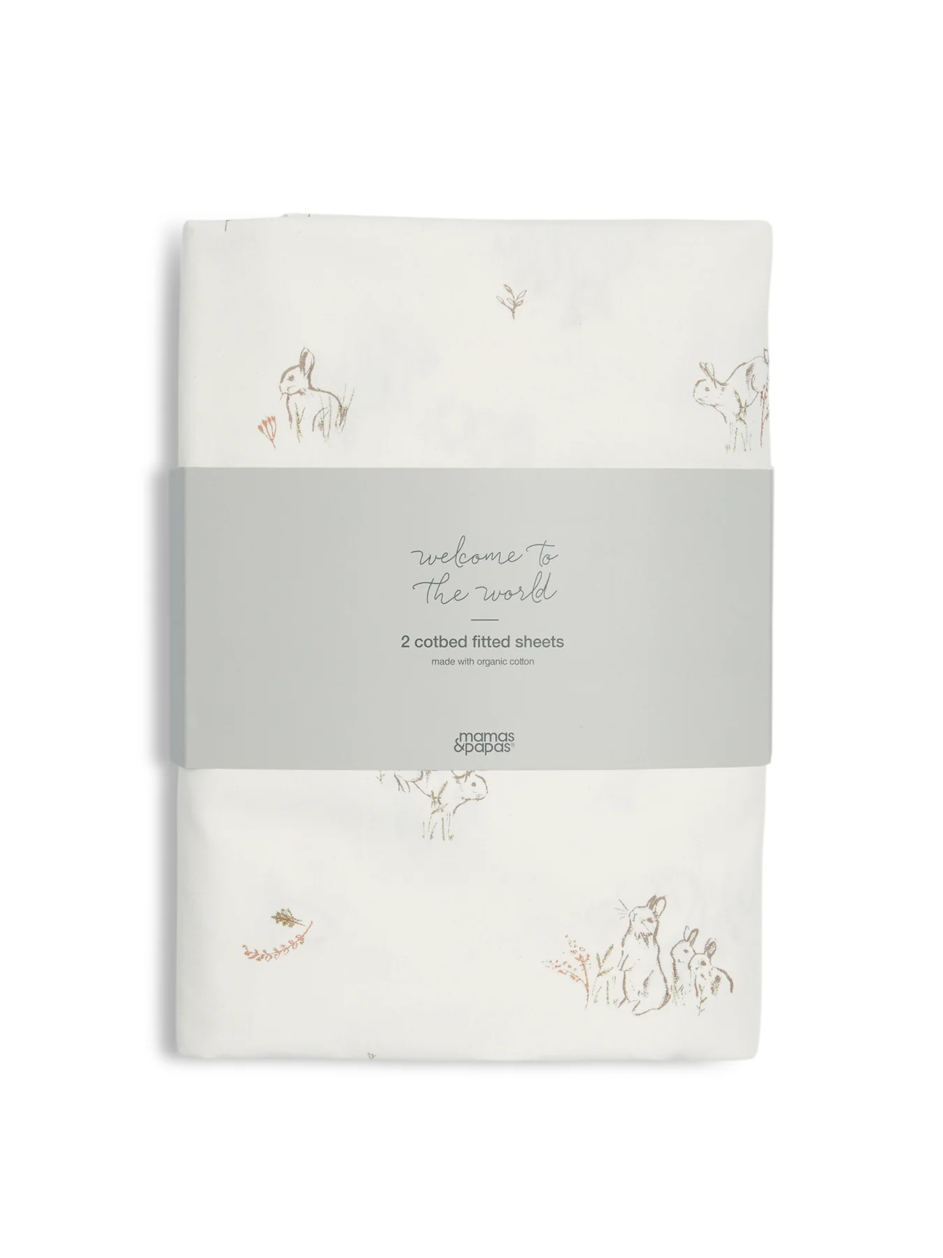 2 CotBed Fitted Sheets BunnyFox - Image 6
