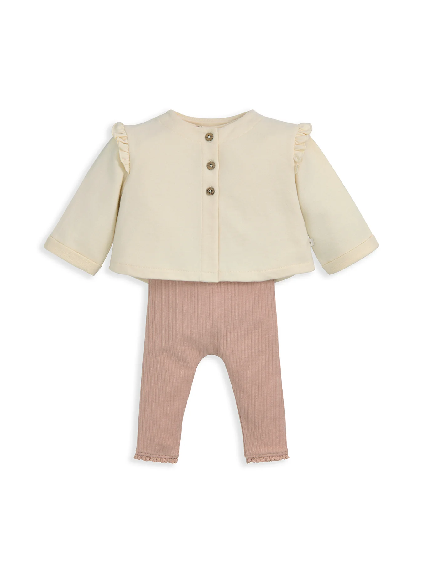 Baby Three Piece Jacket Set Pink