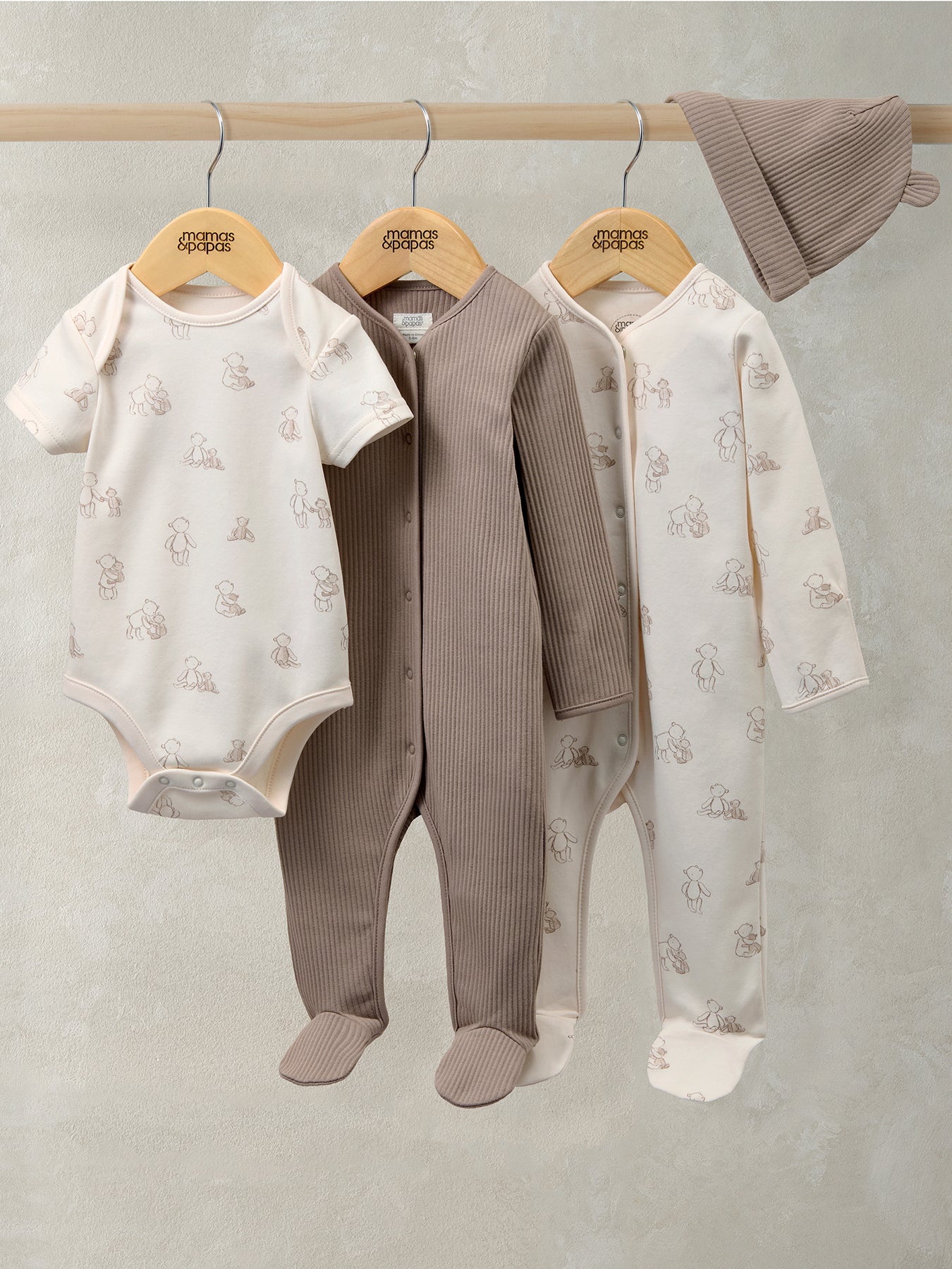 Baby Teddy Bear Set Cream - Image 2