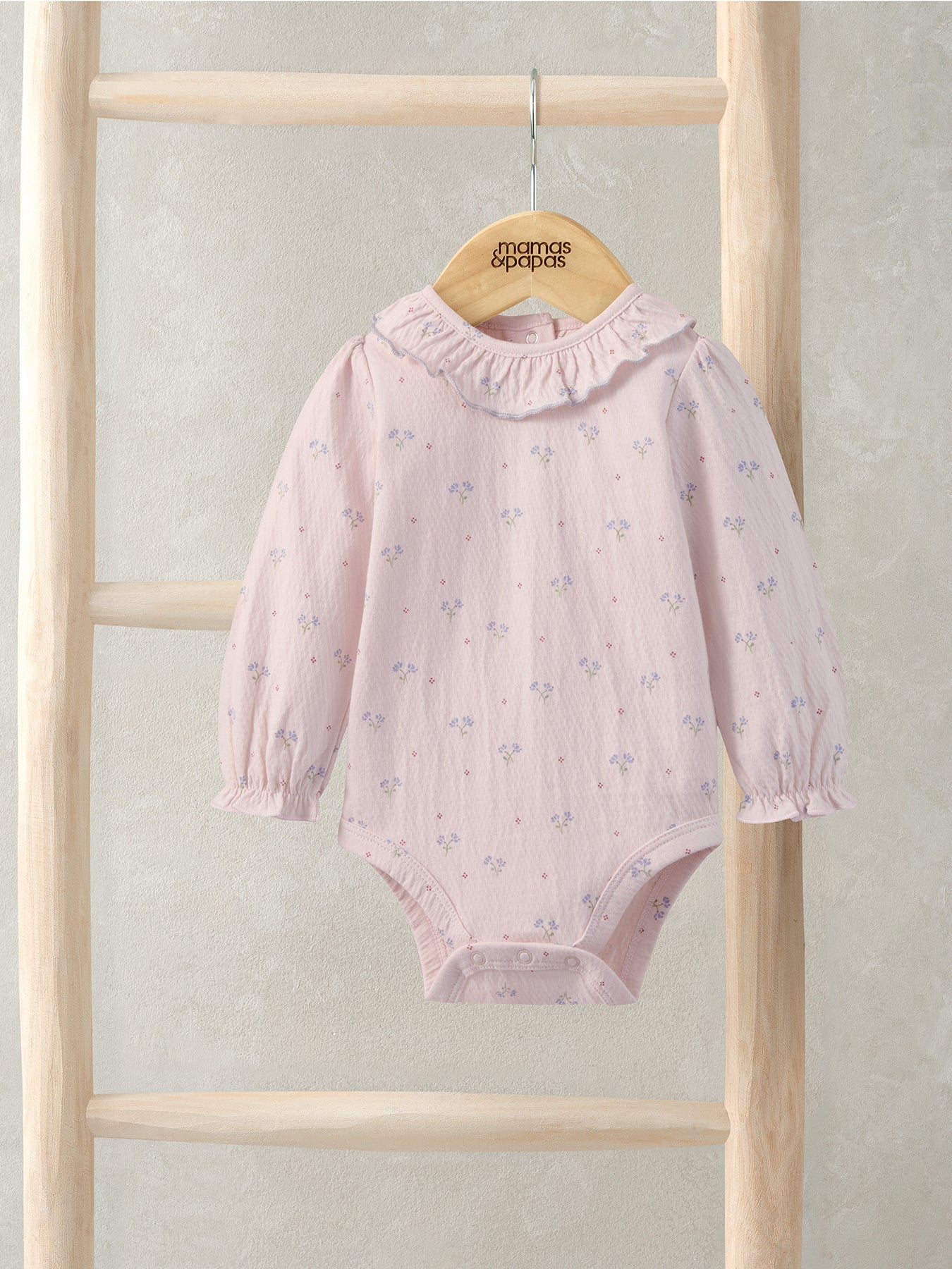 Baby Crinkle Bodysuit Cream - Image 2