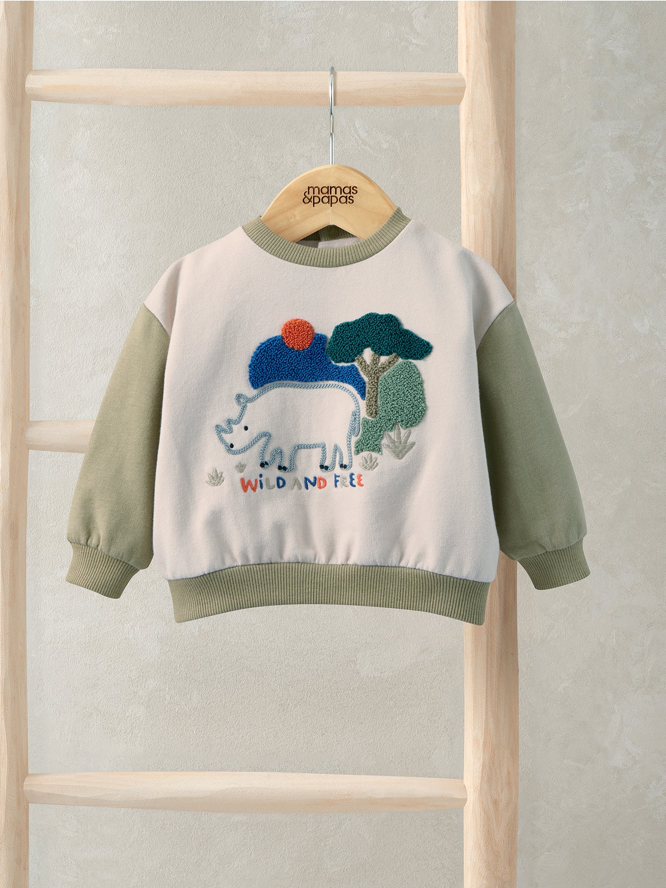 Baby Boucle Sweatshirt Beige - Image 2