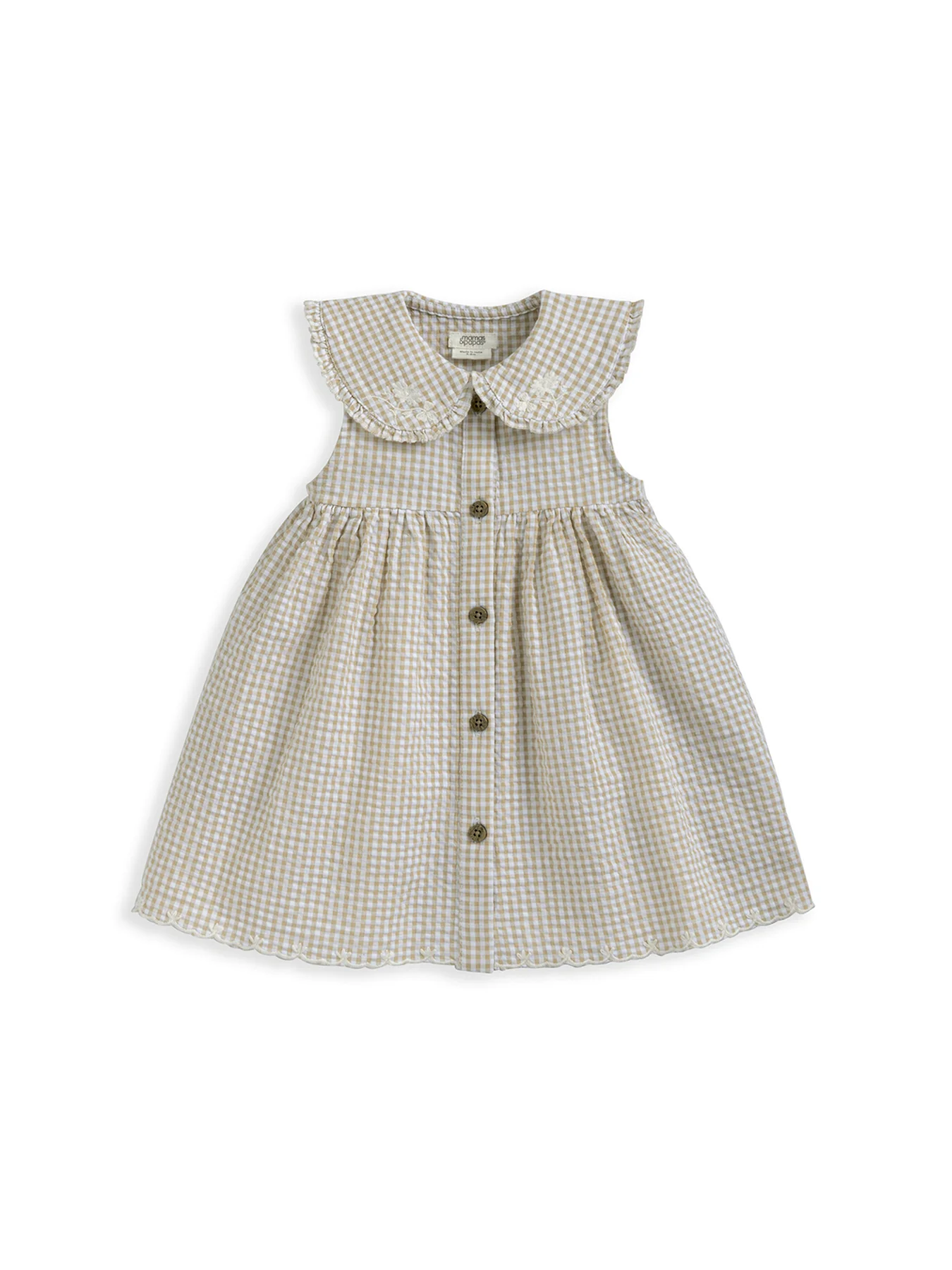 Baby Gingham Dress Pink