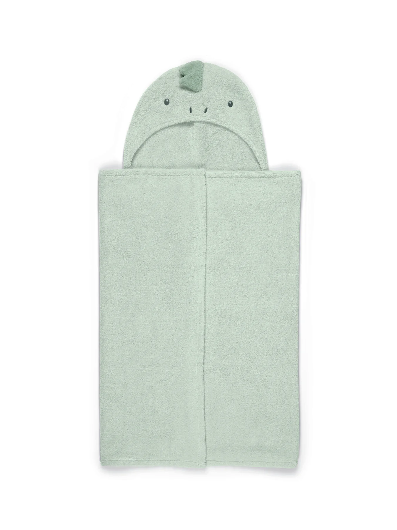 Dinosaur Hooded Towel Green