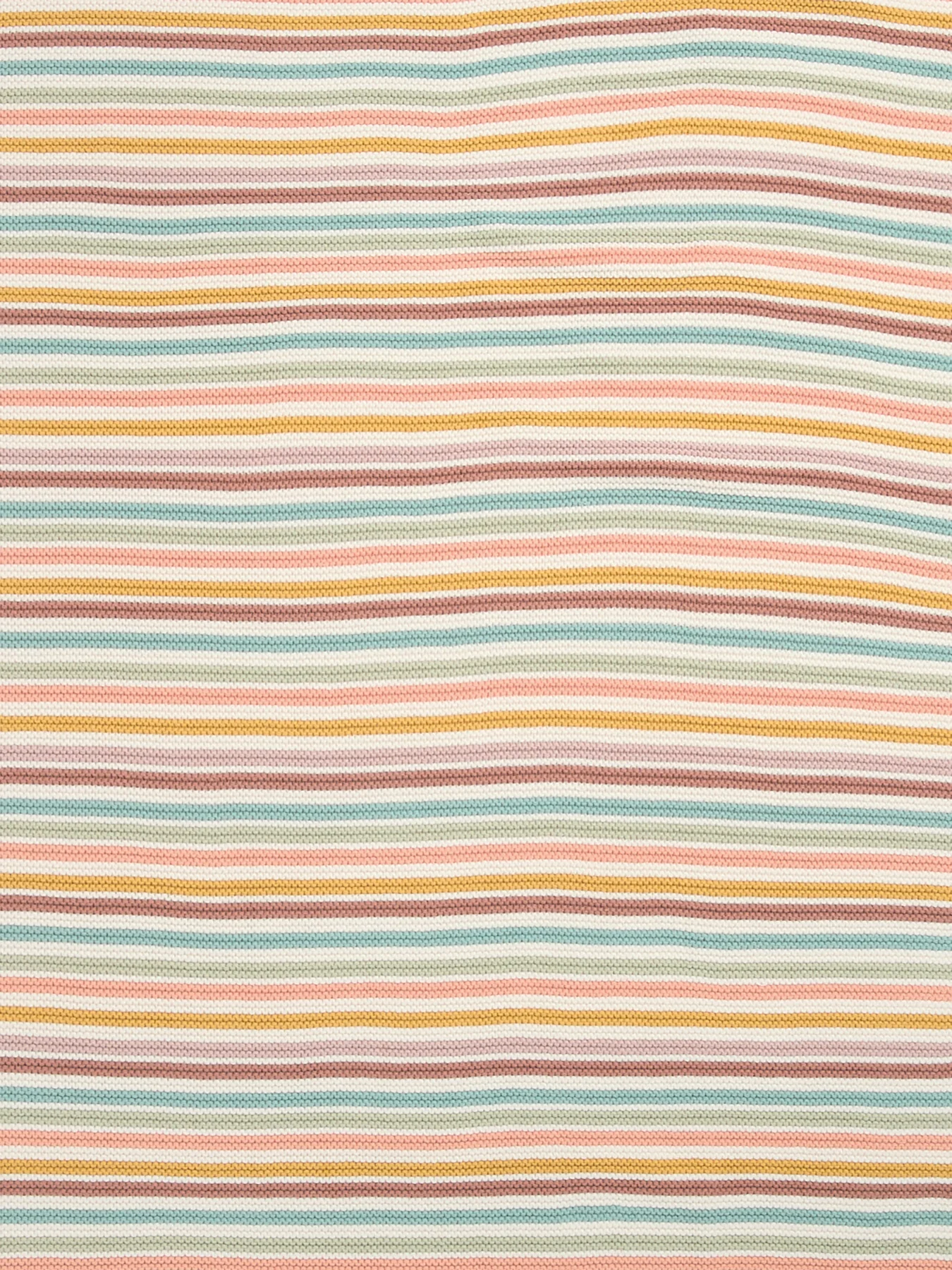 Baby Knitted Blanket Stripe Orchard - Image 4