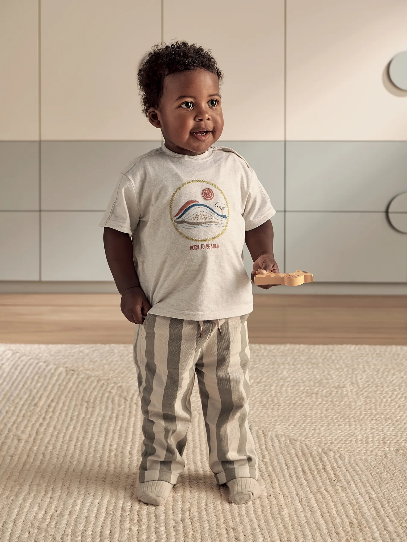 Baby Printed Cotton T-Shirt - Image 2
