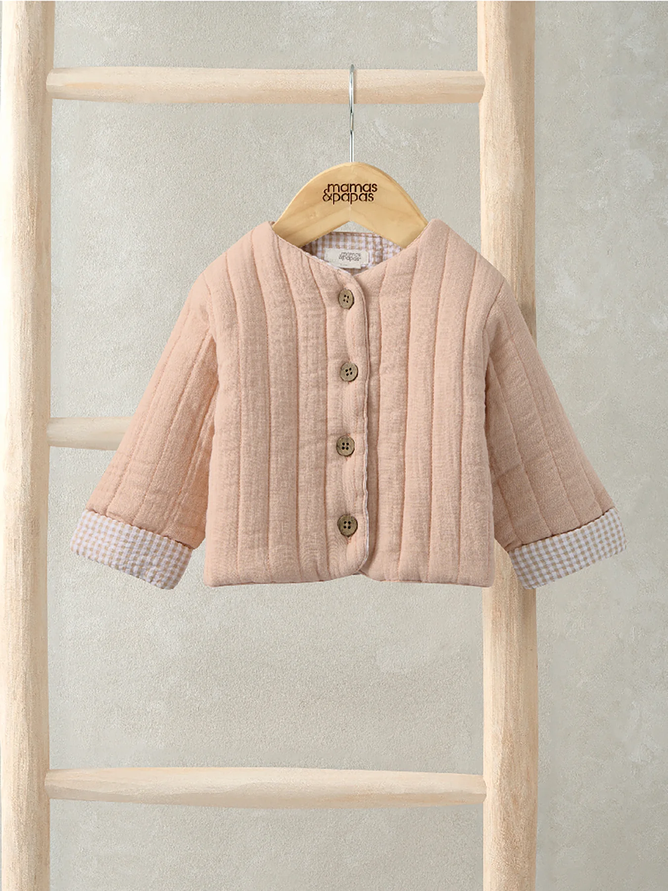 Baby Reversible Jacket Pink - Image 3