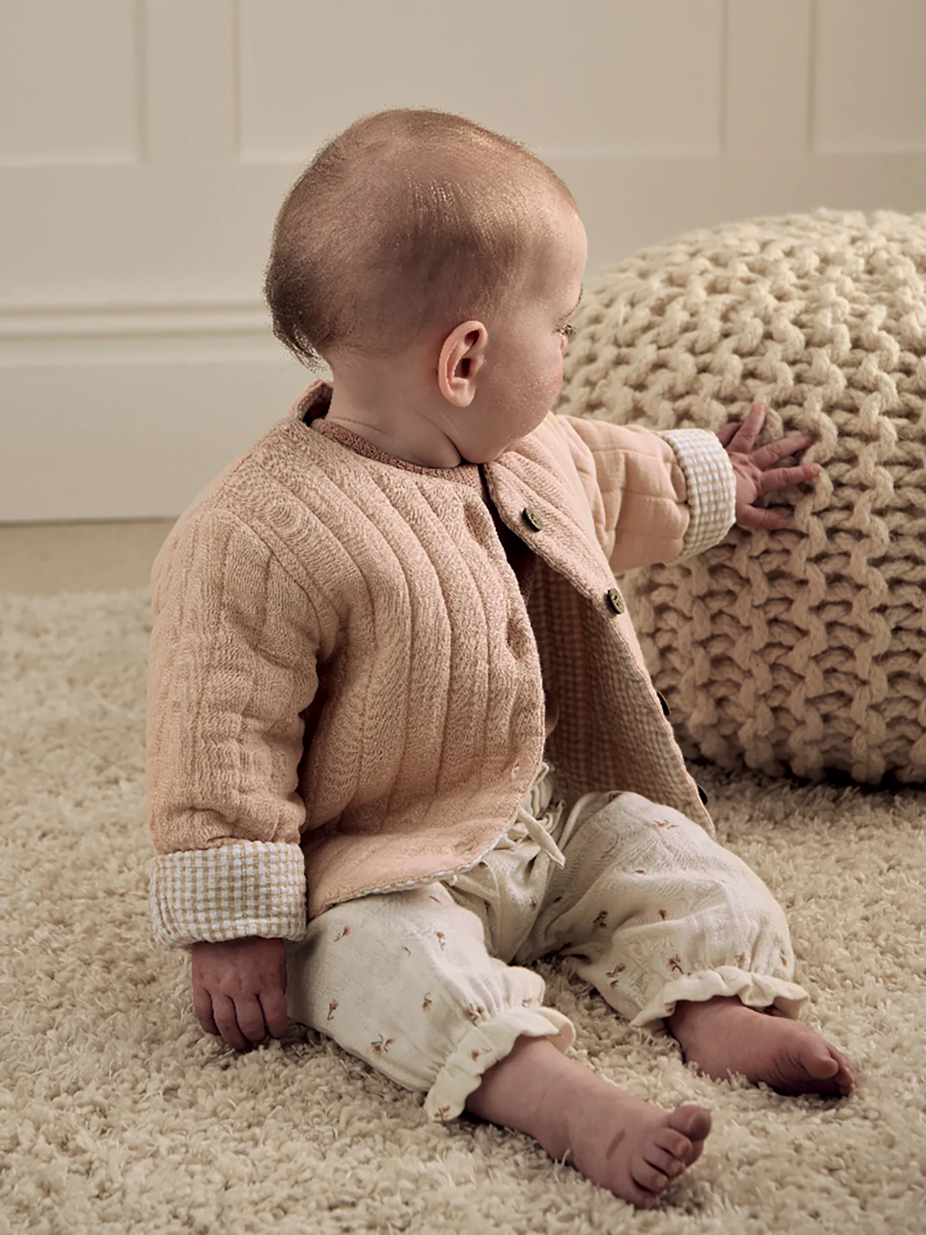 Baby Reversible Jacket Pink - Image 4