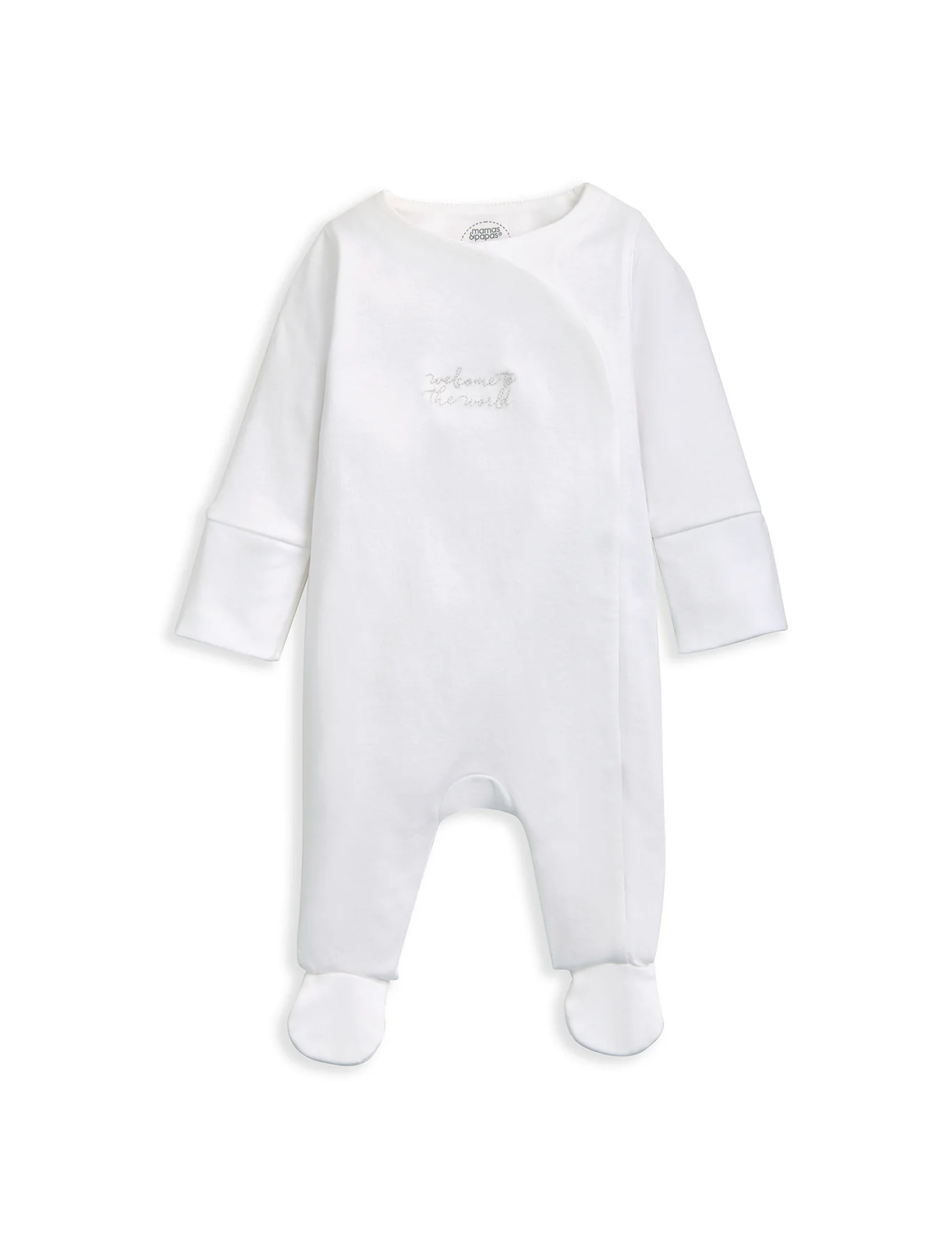 Baby Cotton All-In-One White
