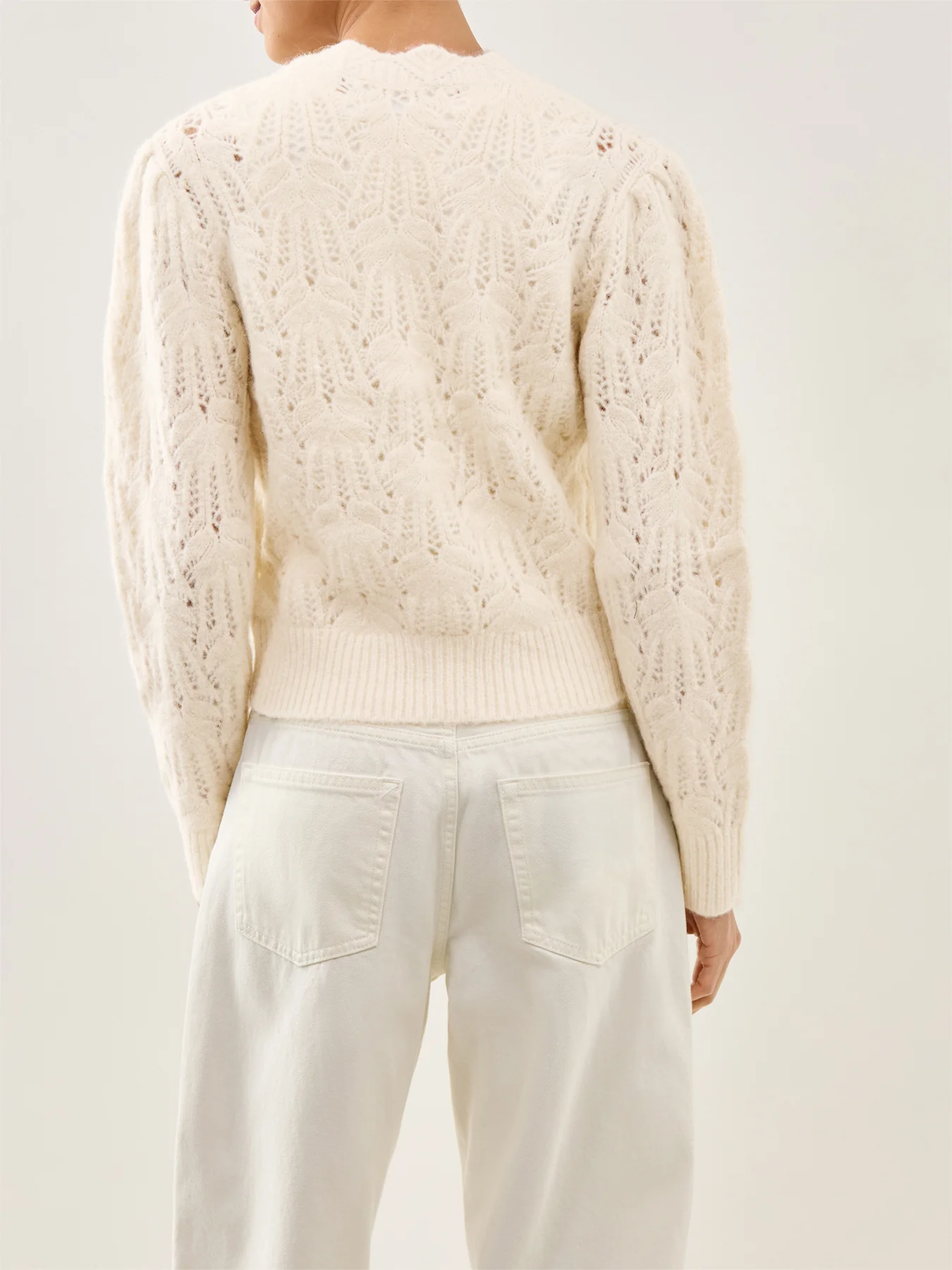 Maxine Cardigan Ecru - Image 5