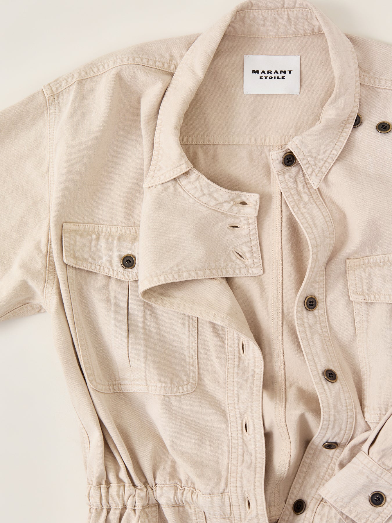 Nadia Boiler Suit Ecru - Image 3