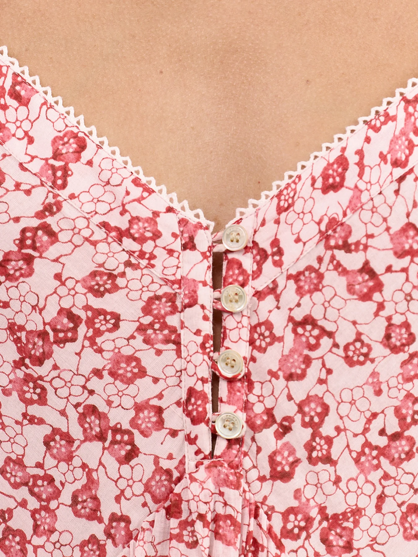 Sabba Fitted Dress Red - Image 3
