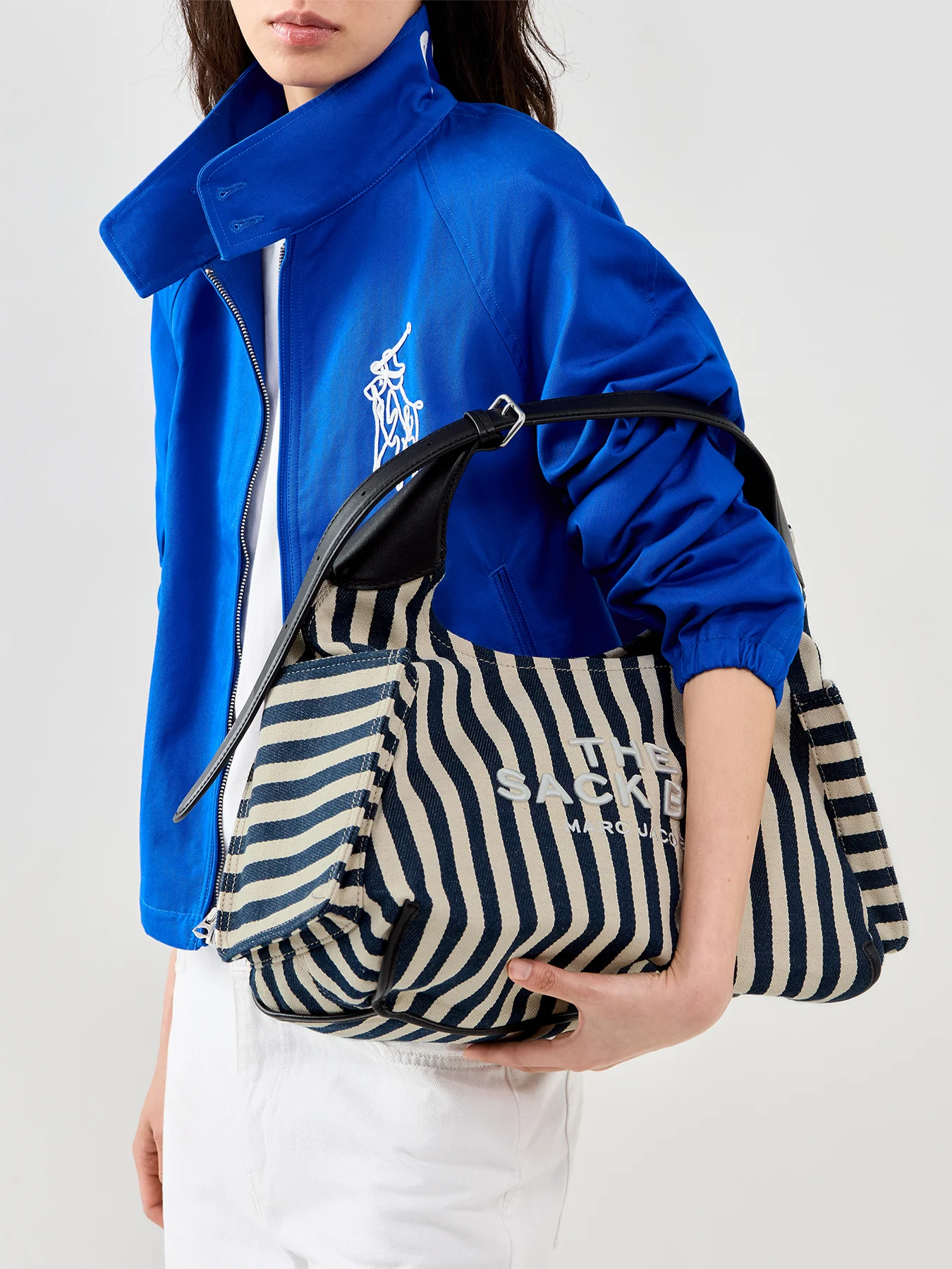 Belted Sack Shoulder Bag Multi - Image 2