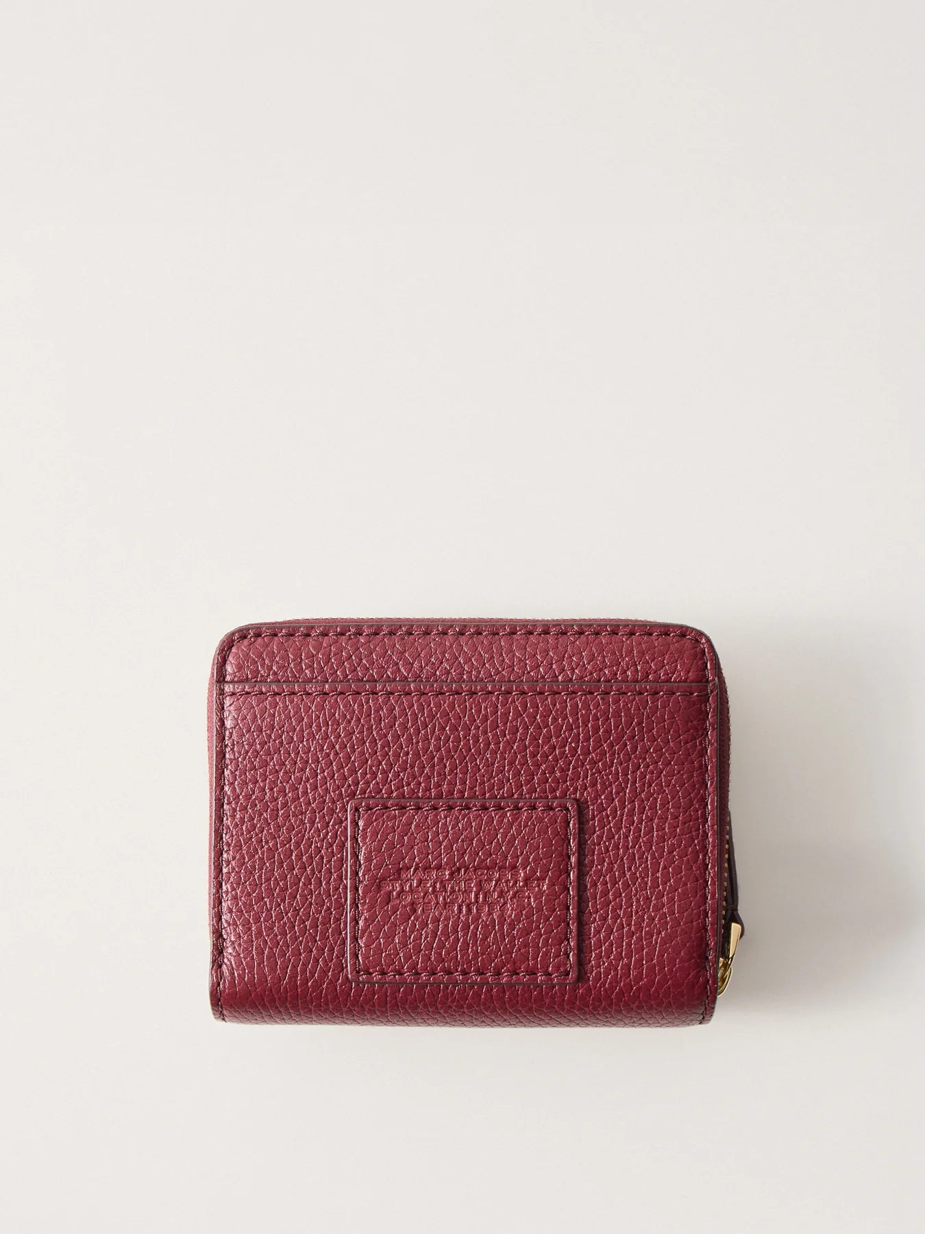 Leather Compact Wallet Cherry - Image 2