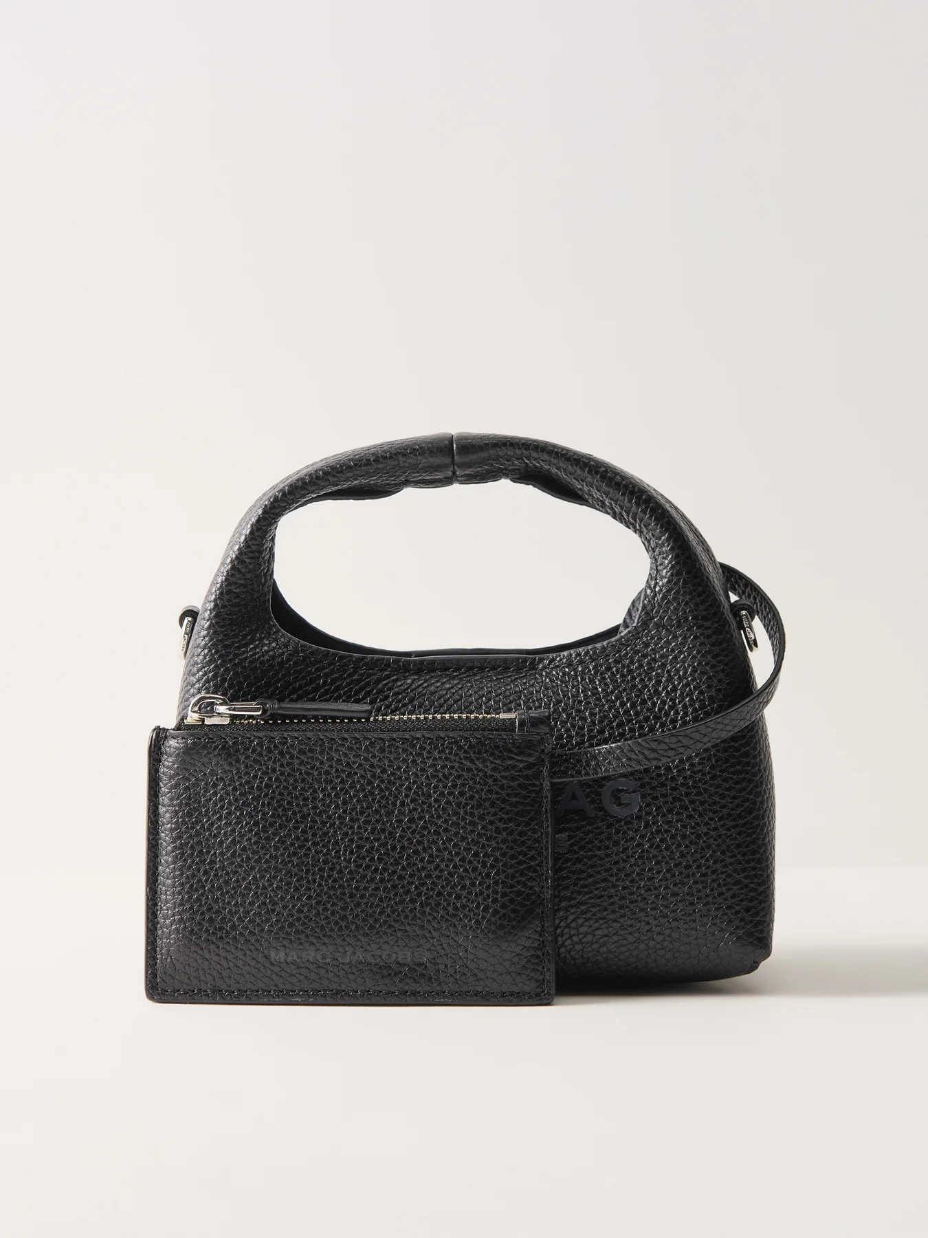 Micro Crossbody Sack Bag Black - Image 5
