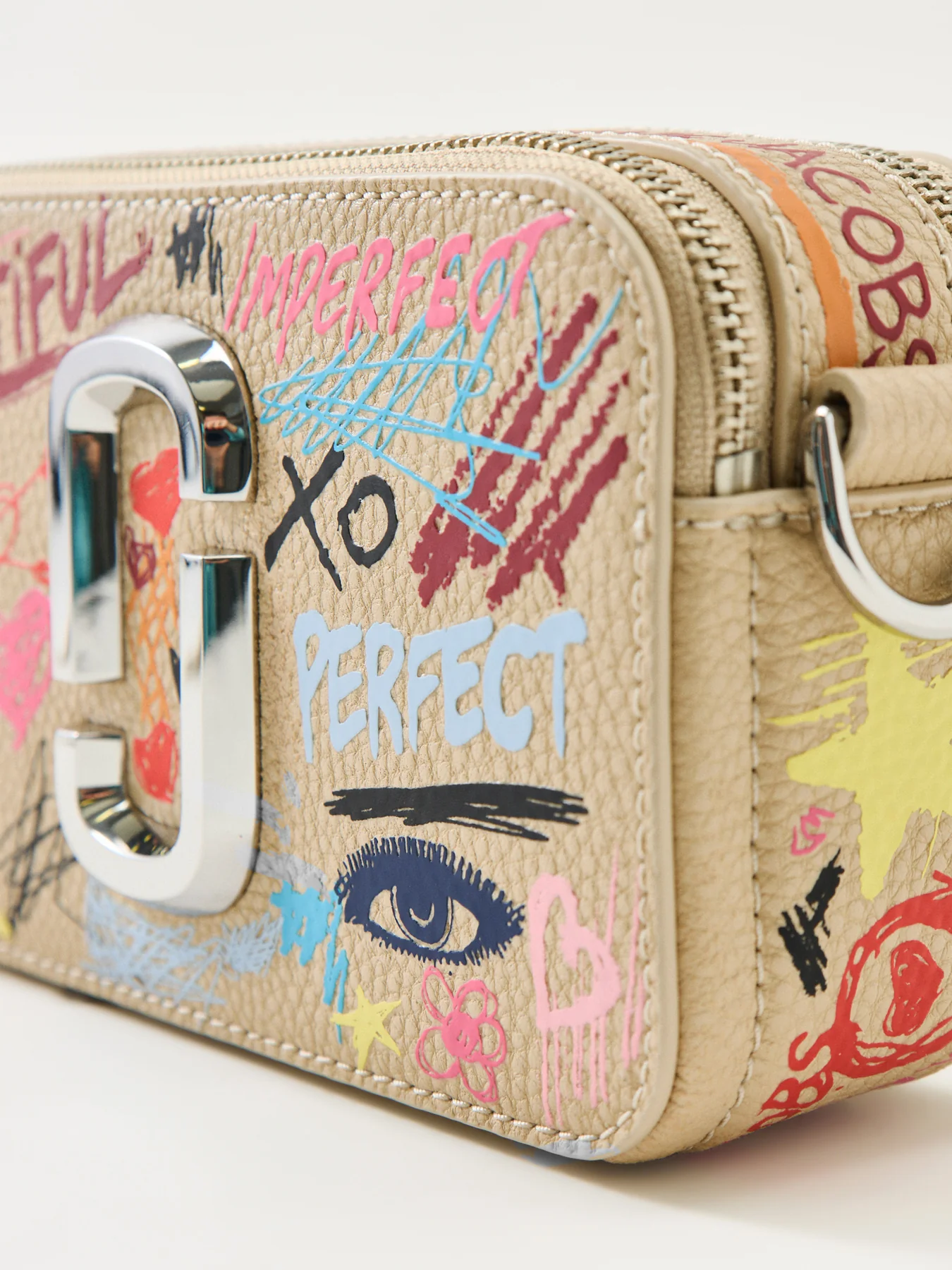 Snapshot Leather Crossbody Bag Multi - Image 5