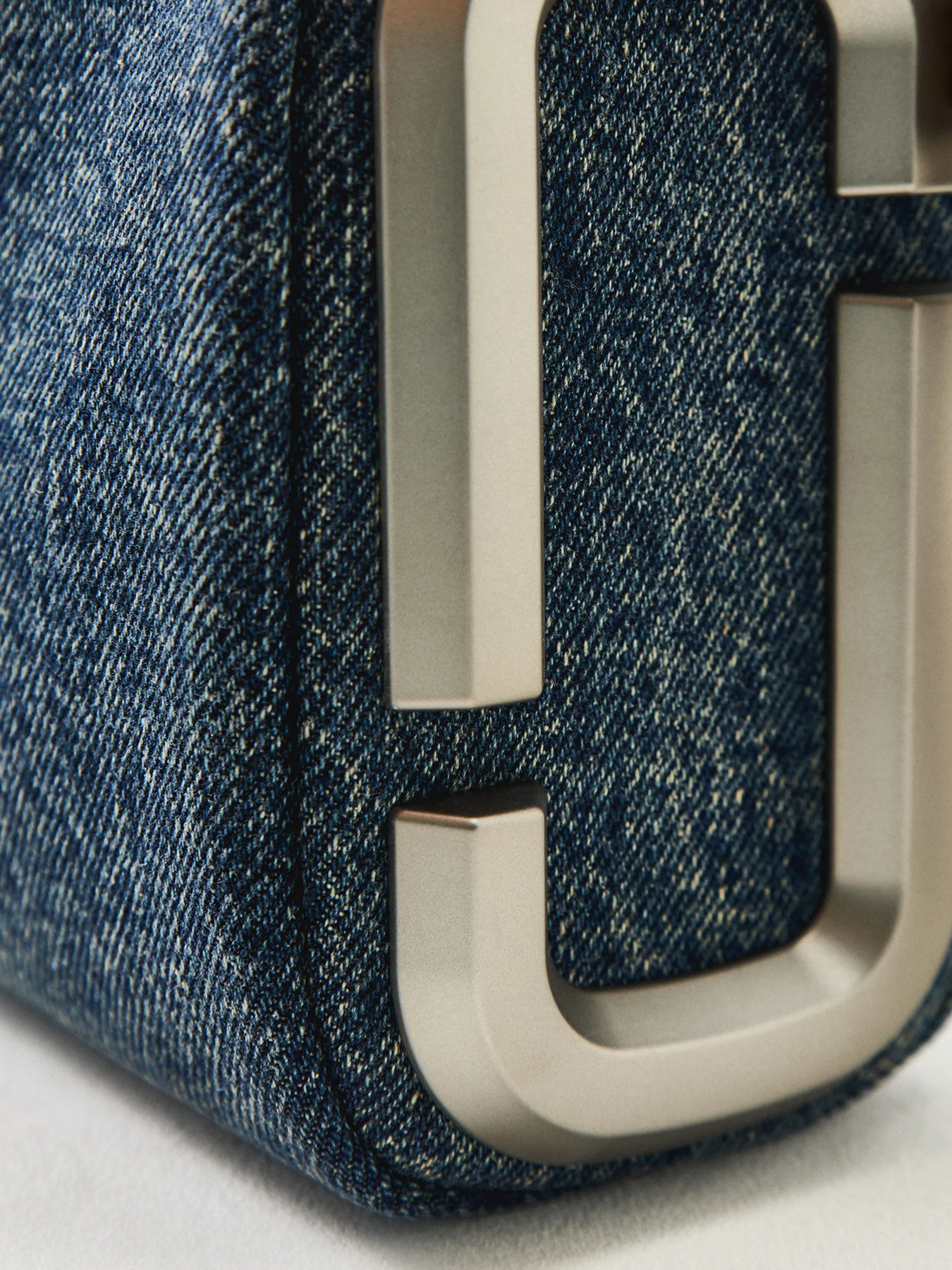 Snapshot Denim Shoulder Bag Blue - Image 5