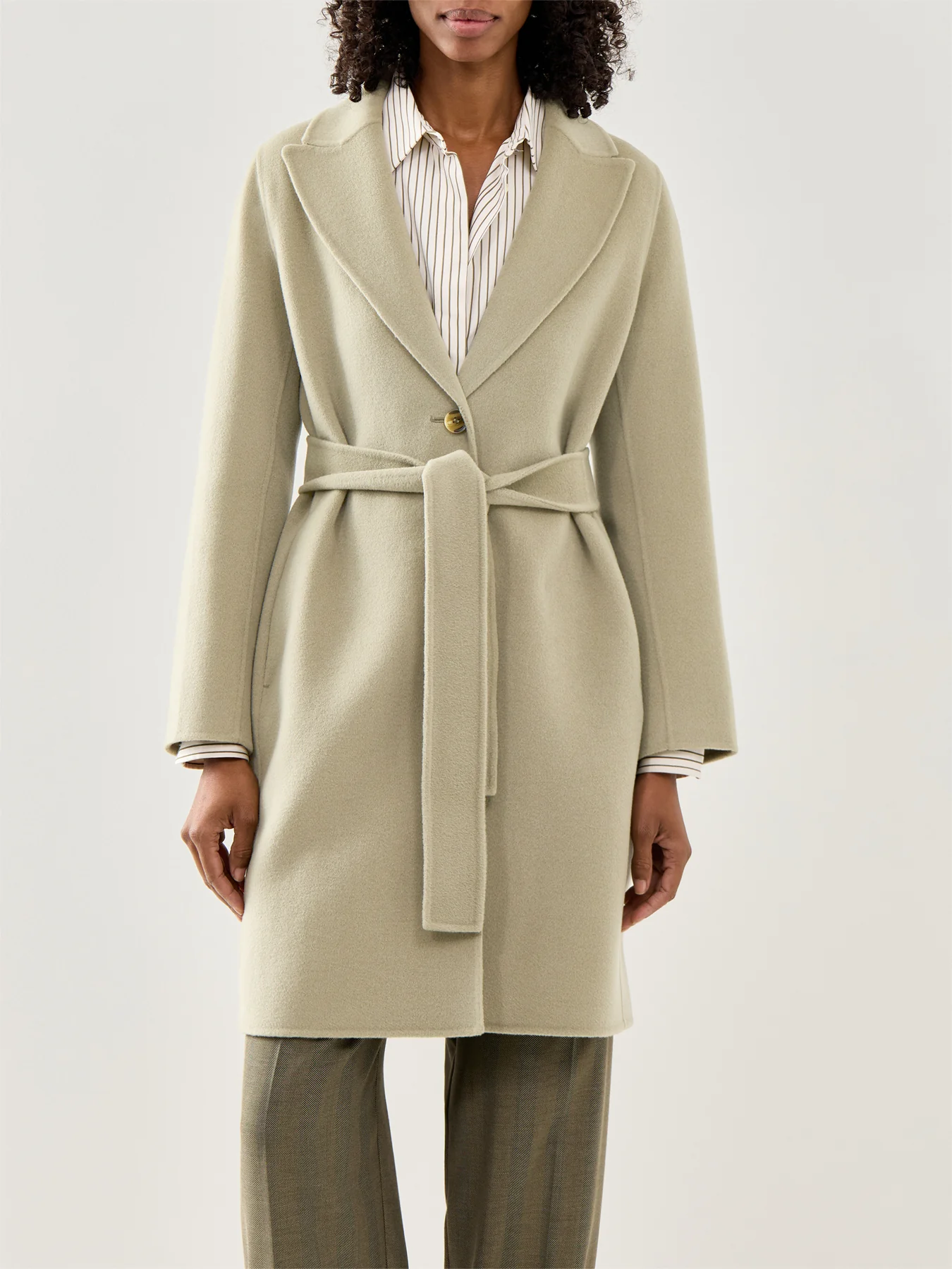 Marella Polka Double Face Single Breasted Coat - Image 4