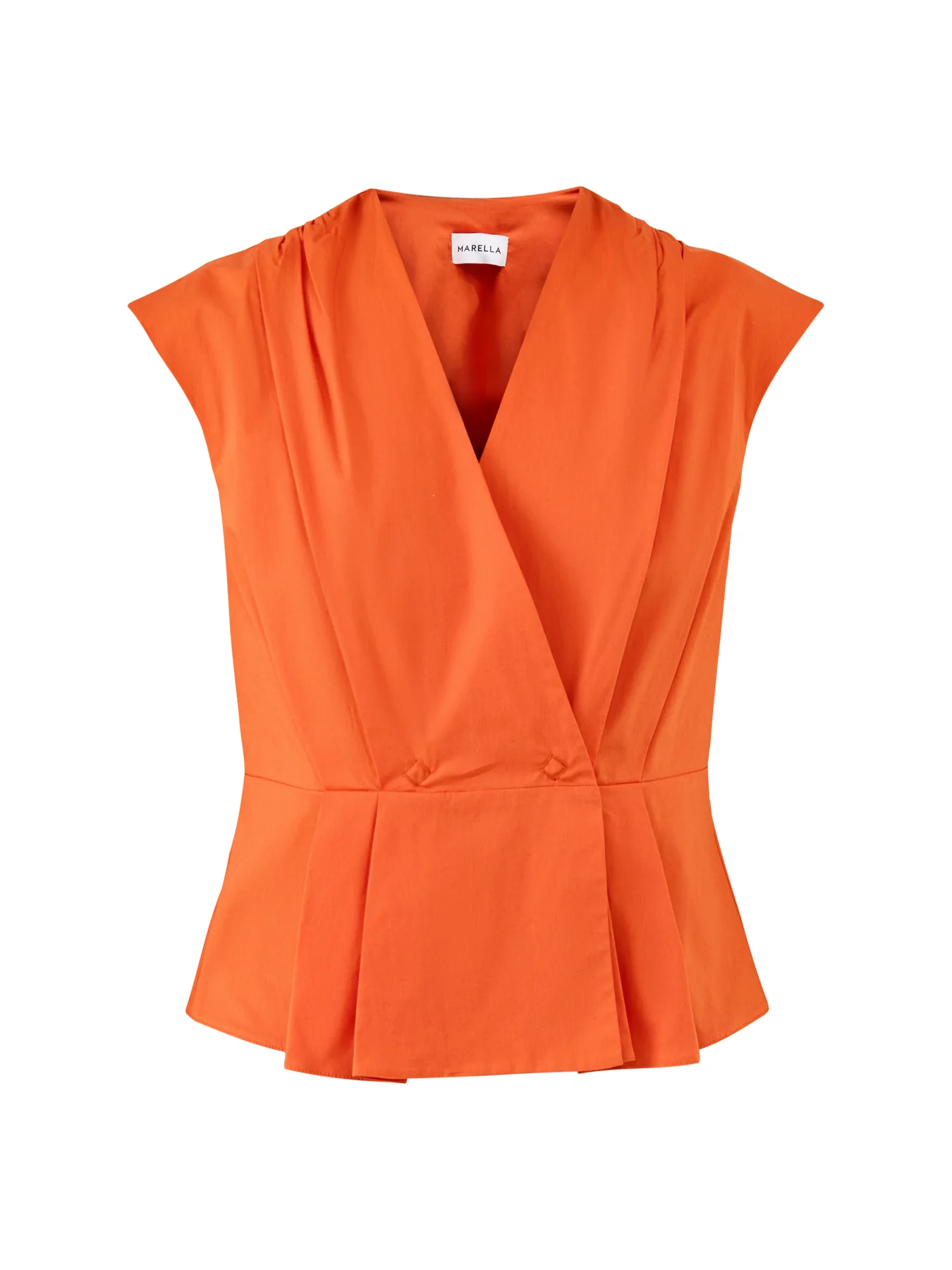 Bazar Waistcoat Top Orange