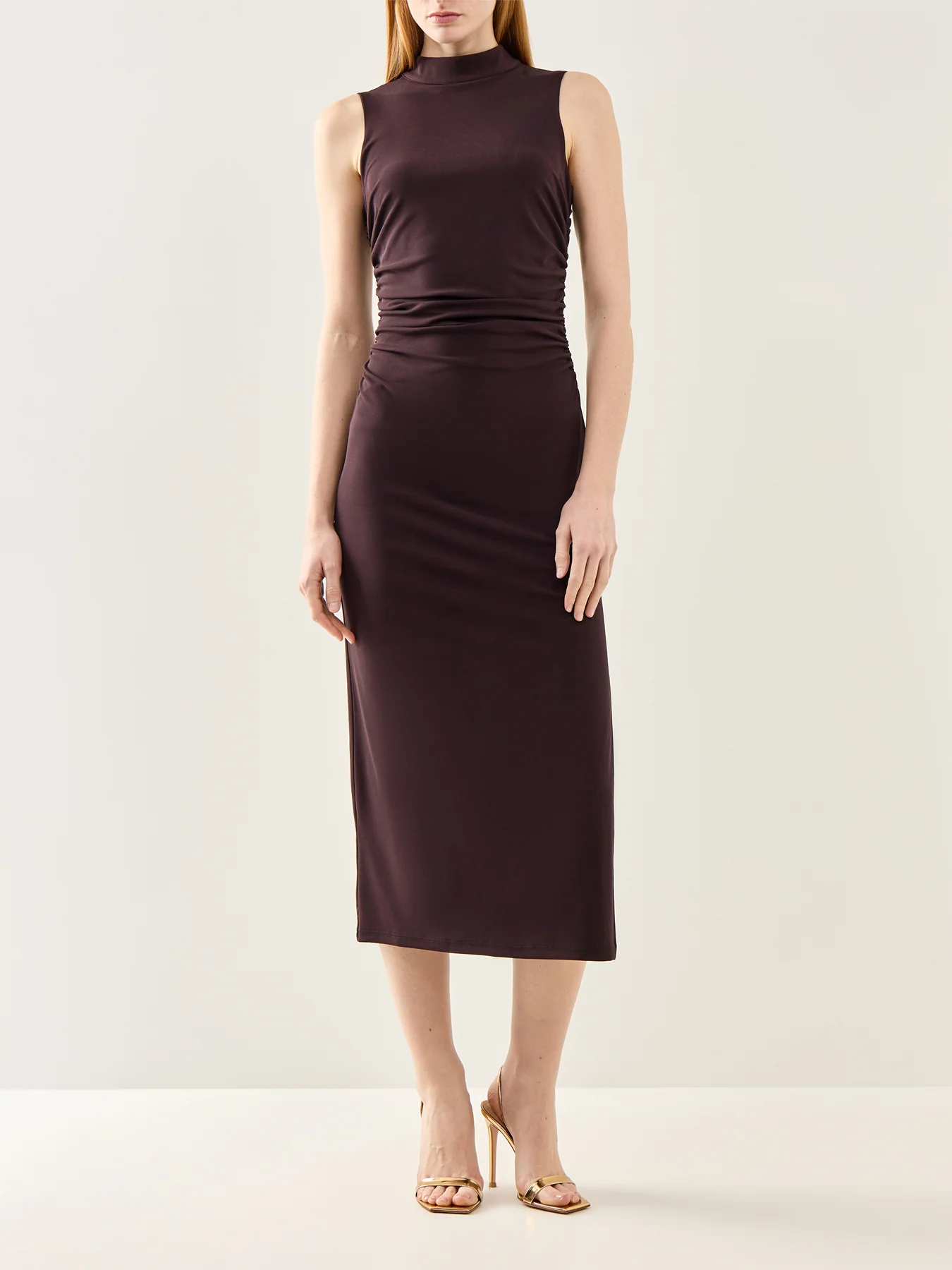 MLL Mirra Jersey Dress Burgundy - Image 2