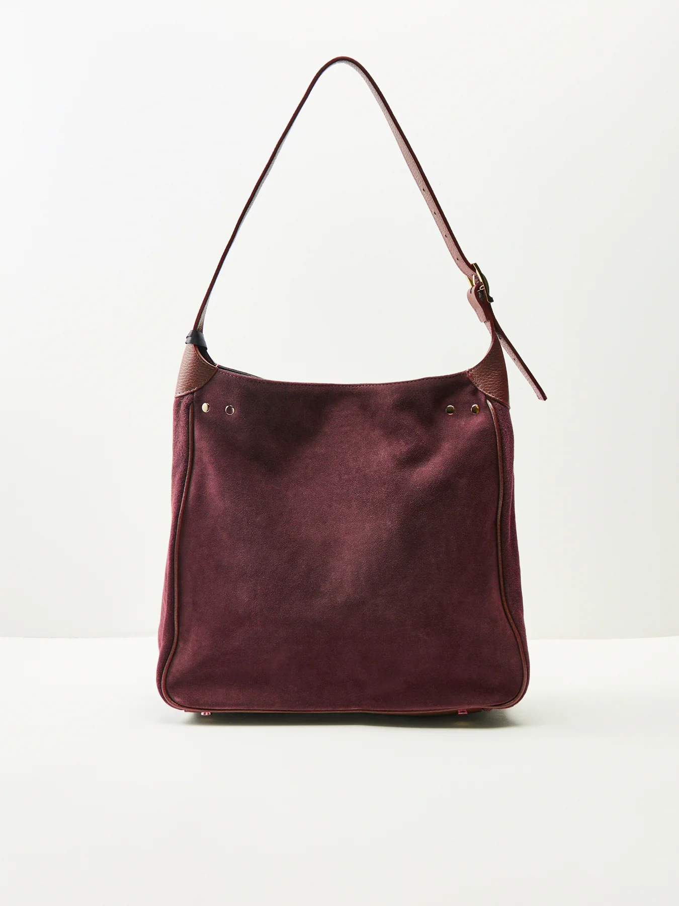 Claude Suede Match Bag Burgundy - Image 3