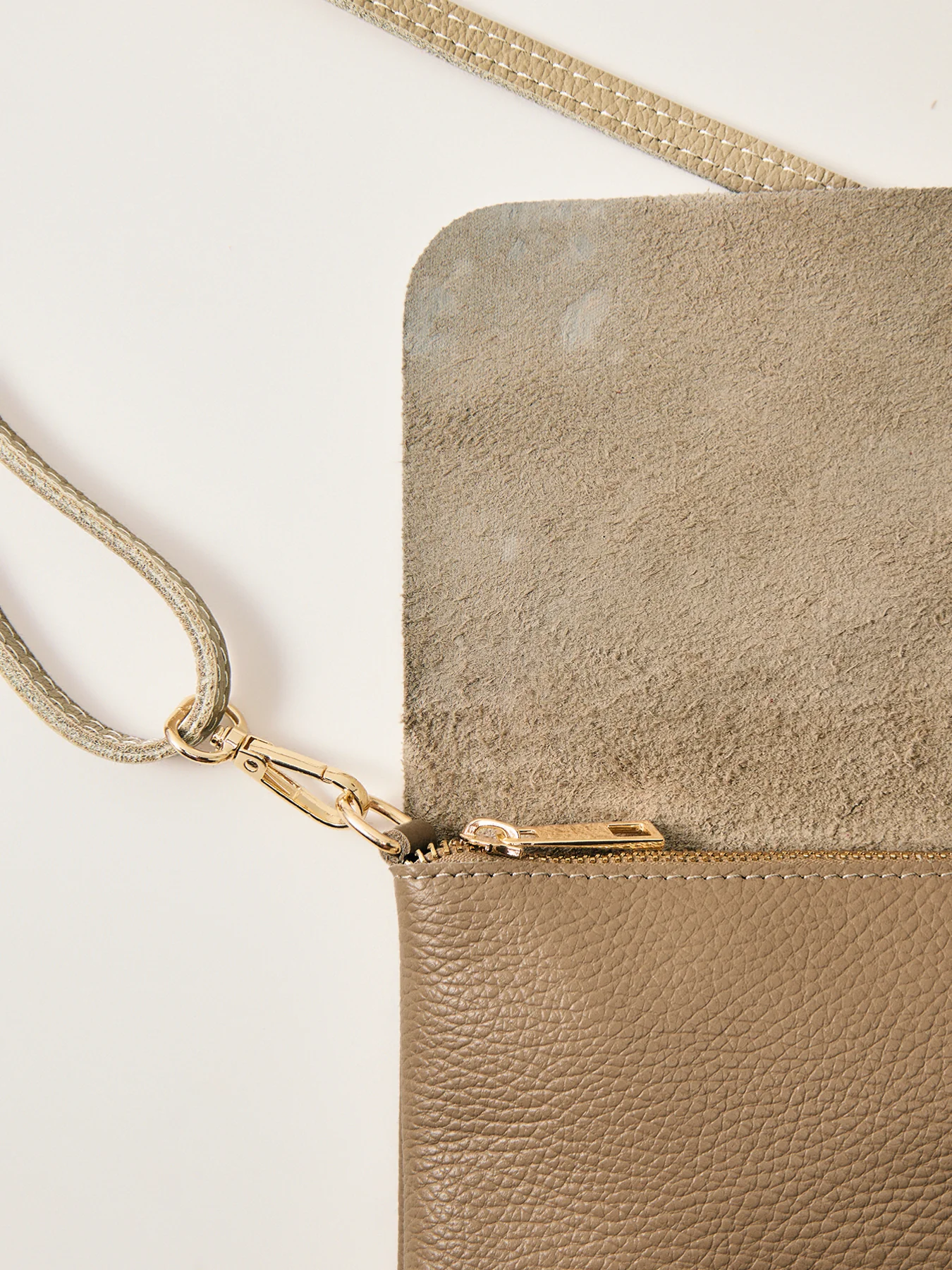 Mini Sally Pochette Beige Scuro - Image 5