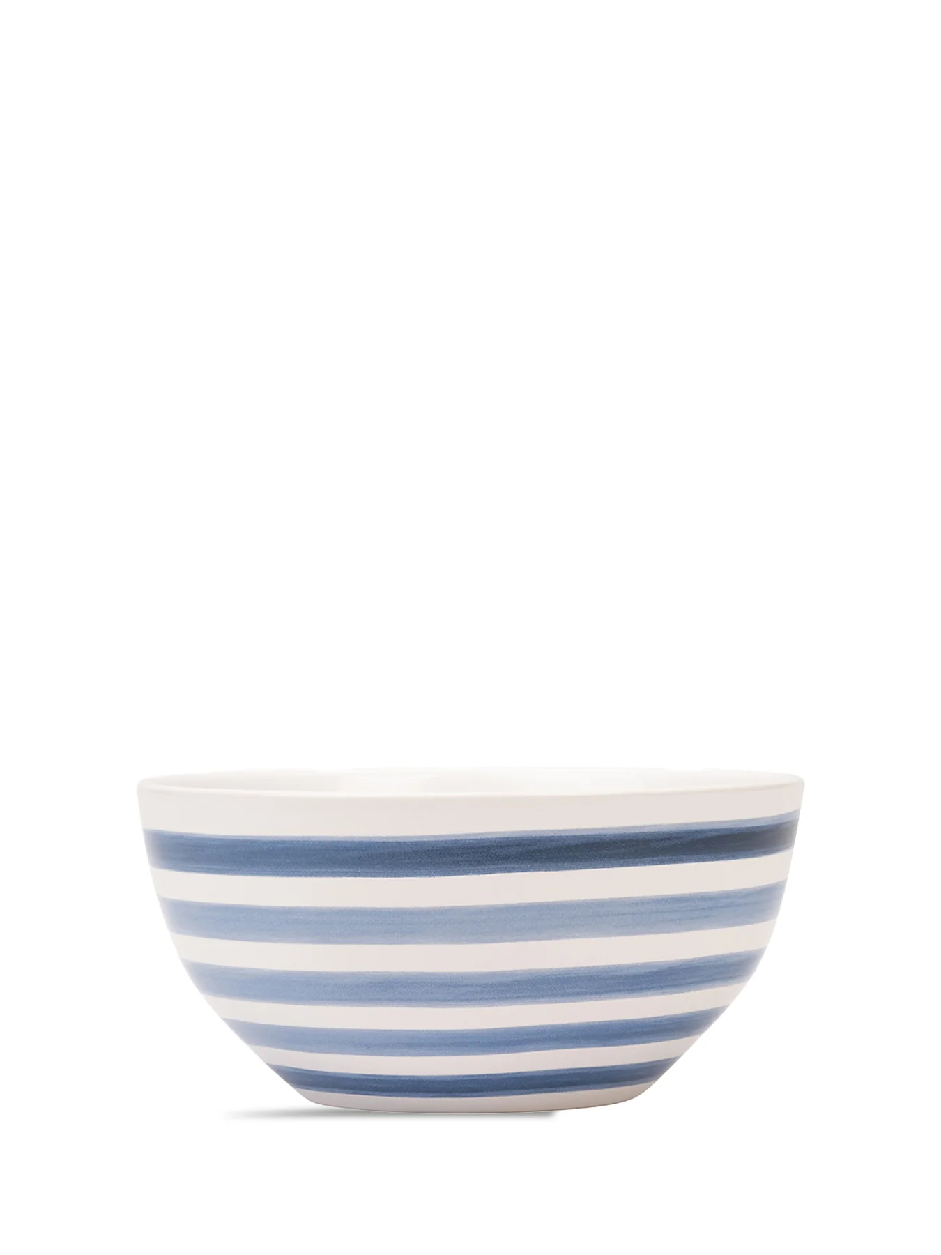 Striped Cereal Bowl Blue - Image 3