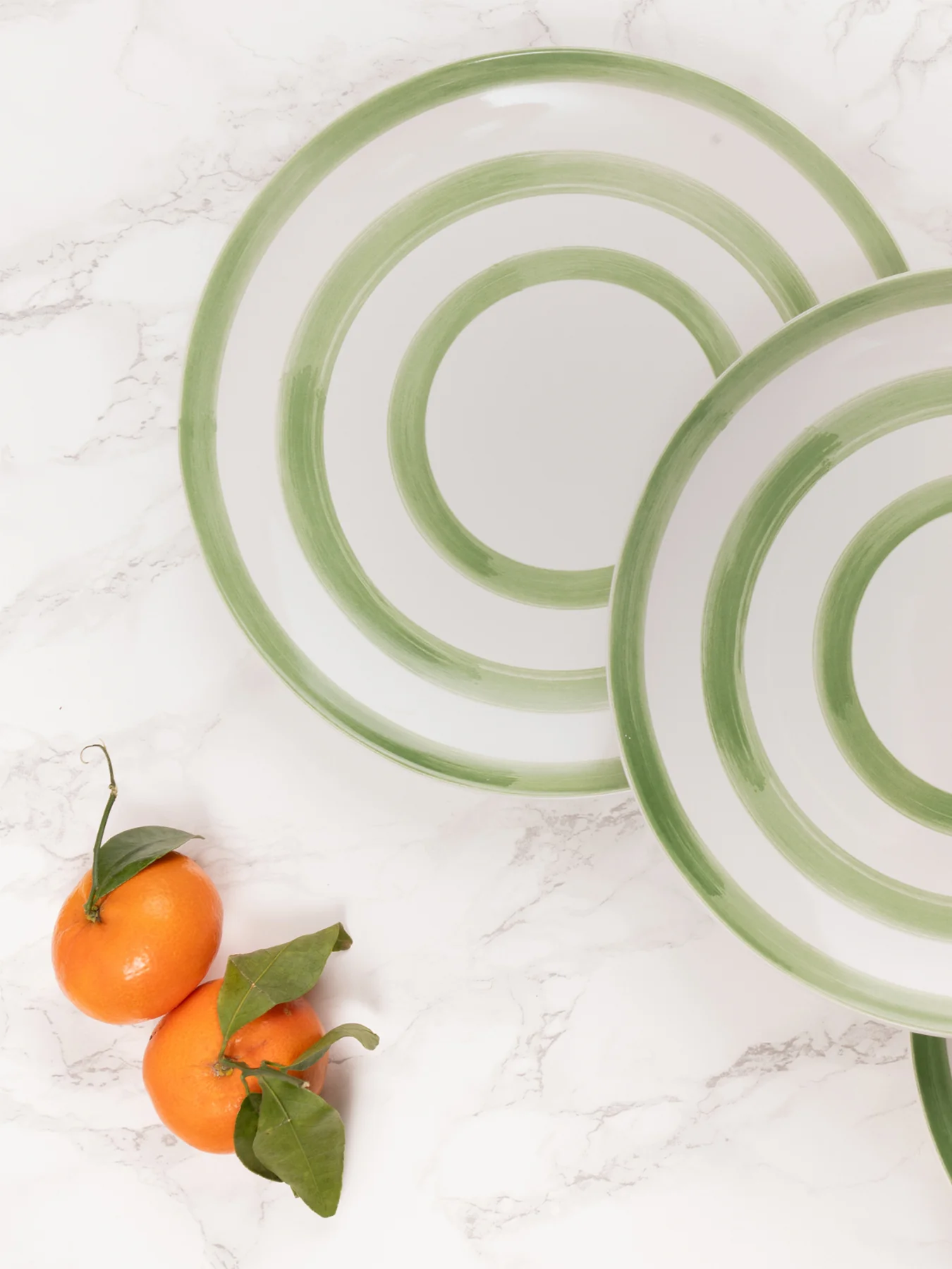 Striped Dinner Plate Blue - Image 6