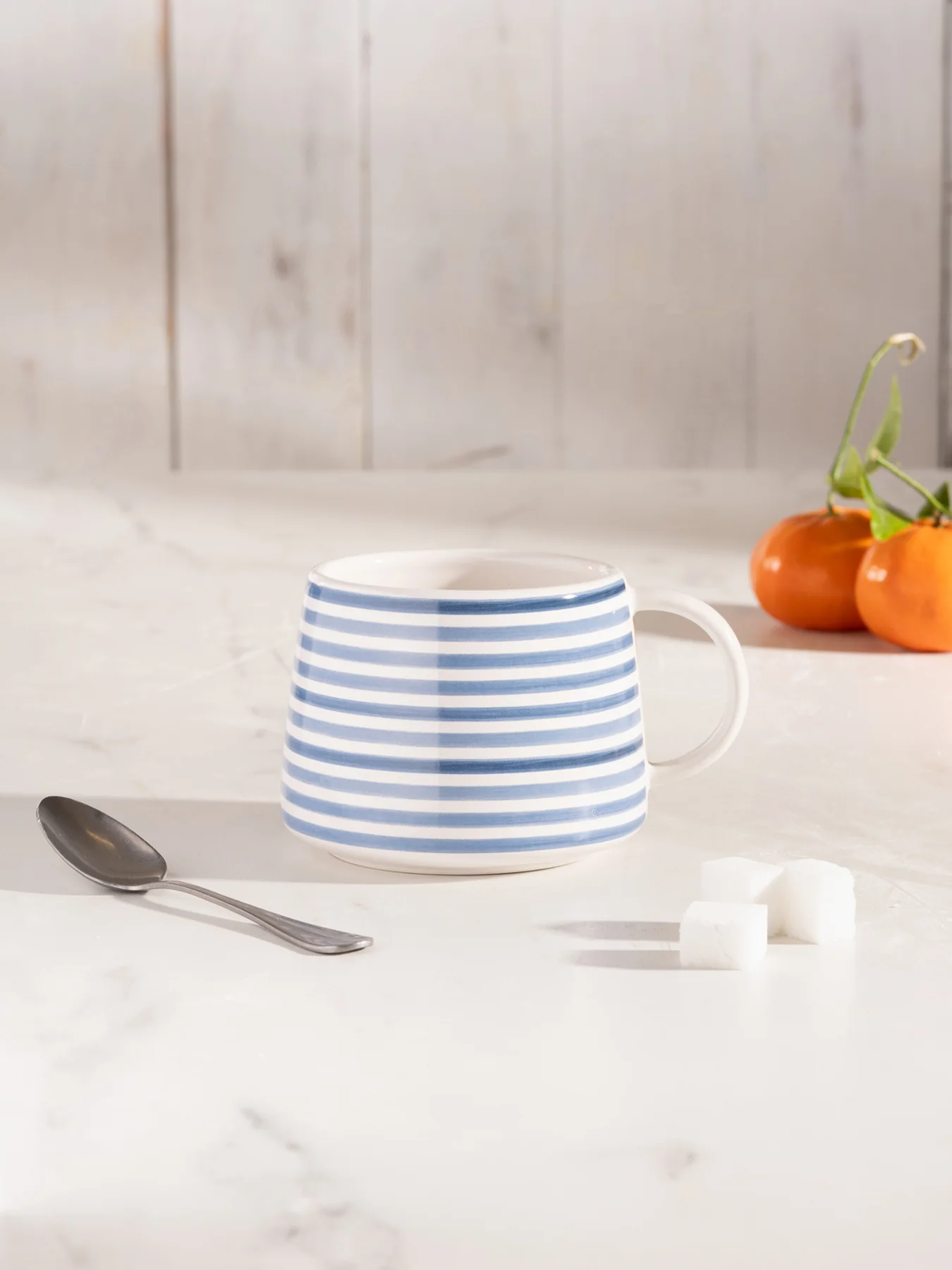 Striped Mug Blue - Image 2