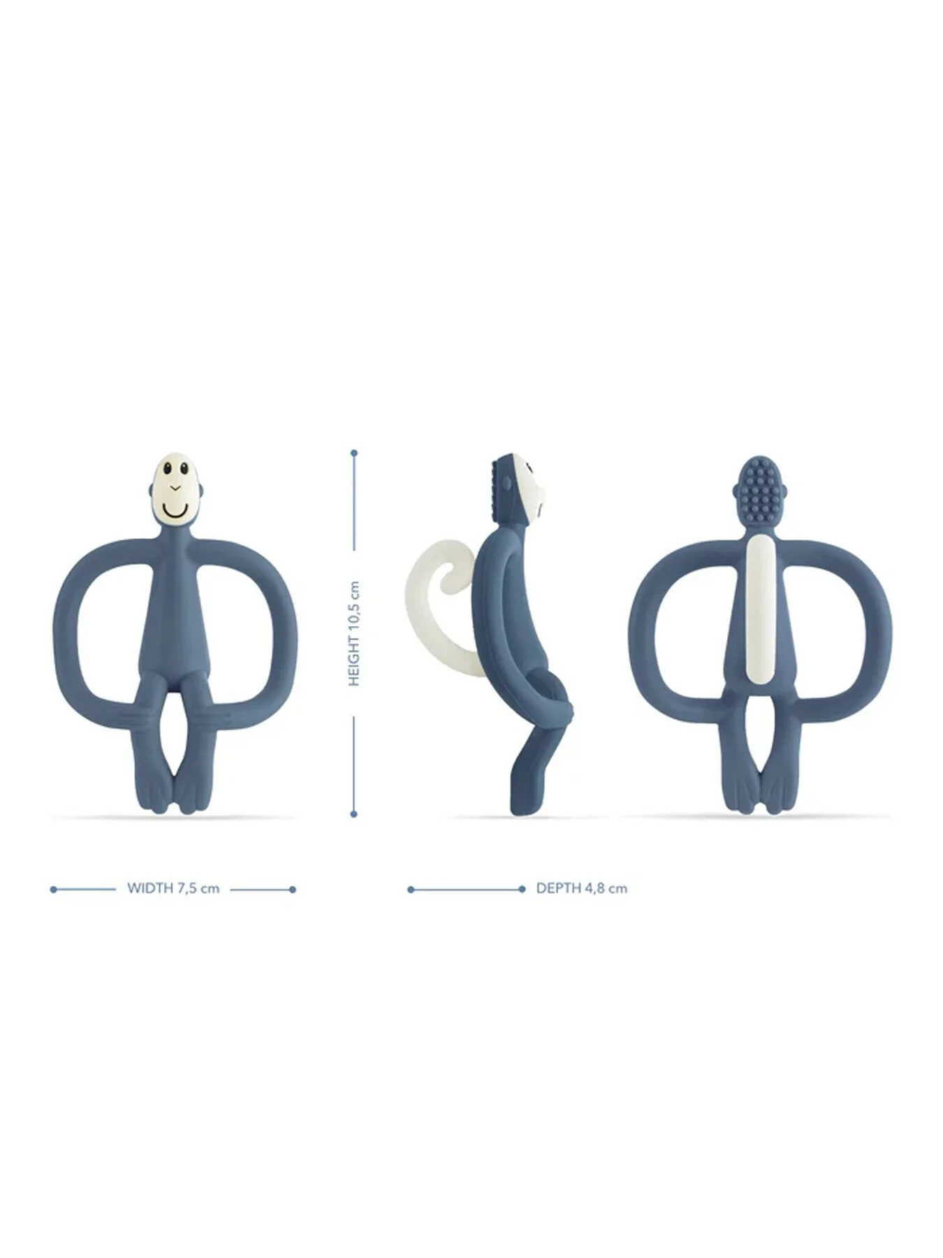 Teething Toy Airforce Blue - Image 3