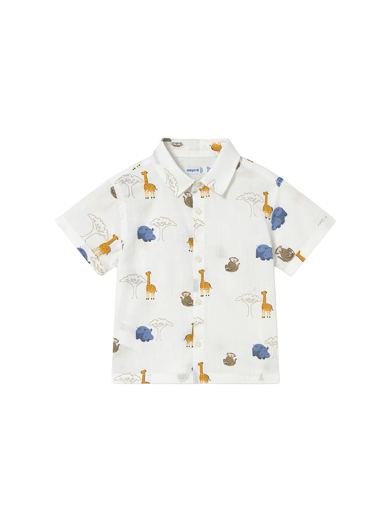 Baby Animal Short Sleeve Shirt Multi