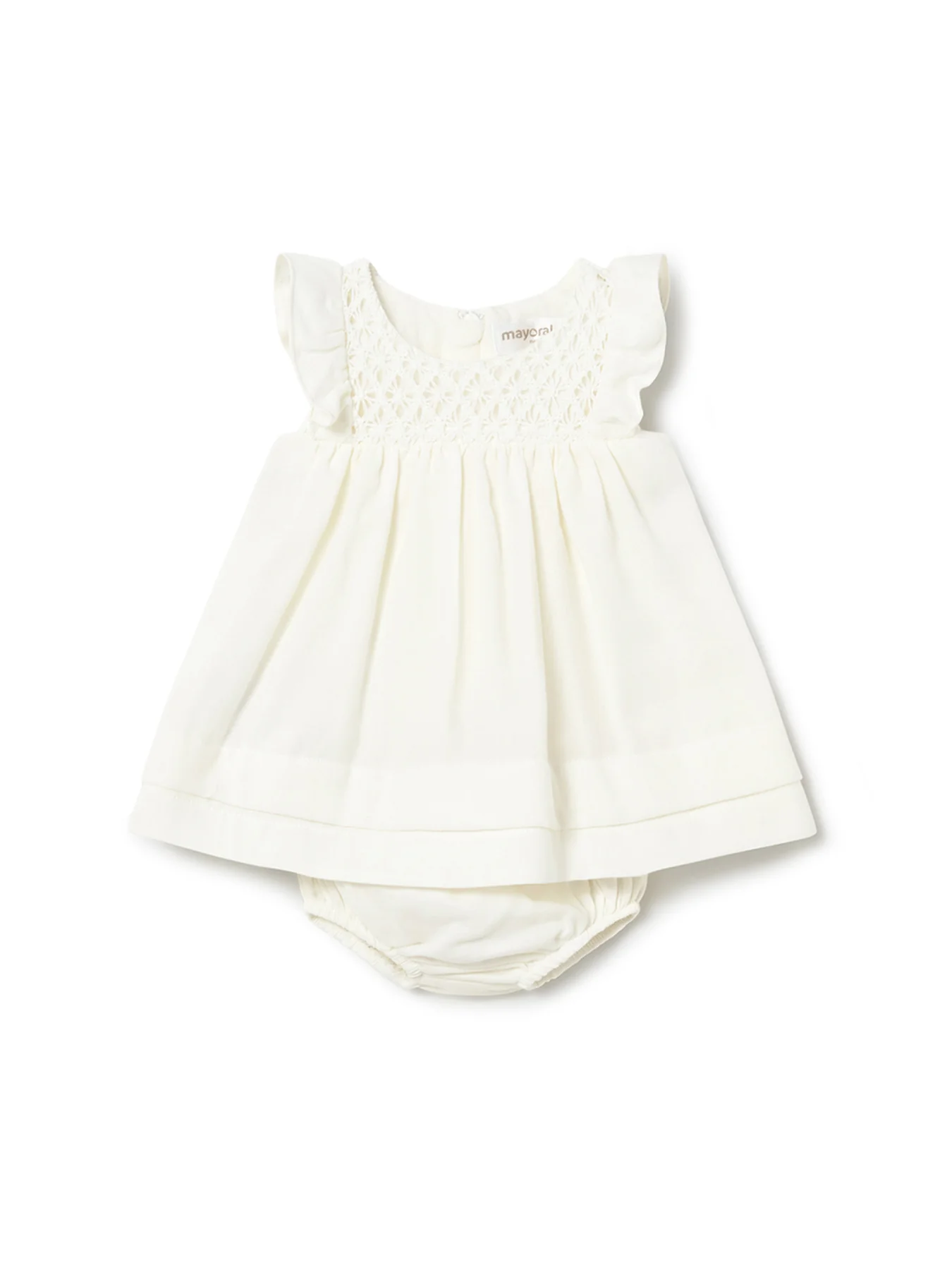 Baby Cotton Dress White