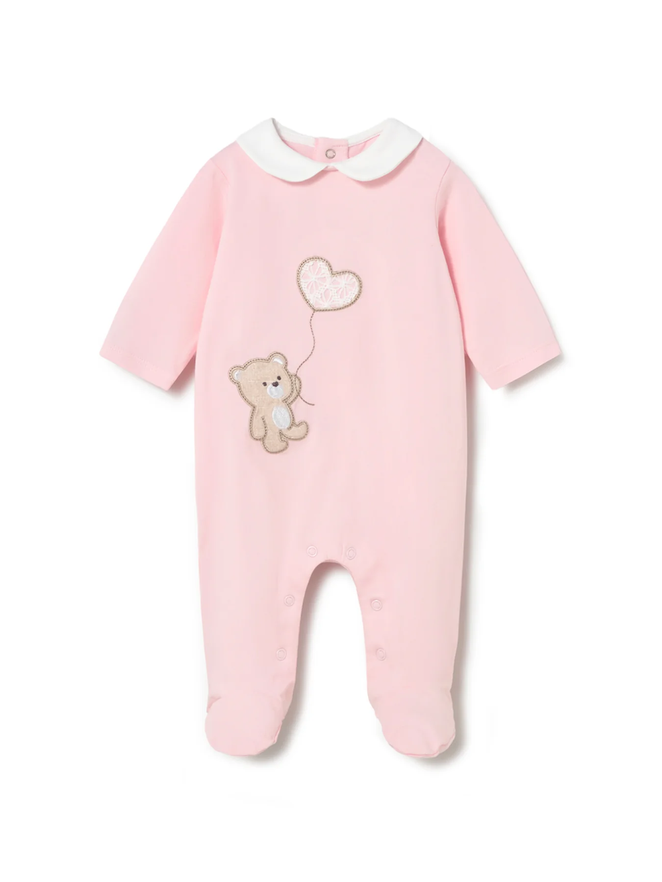 Baby Bear Romper White