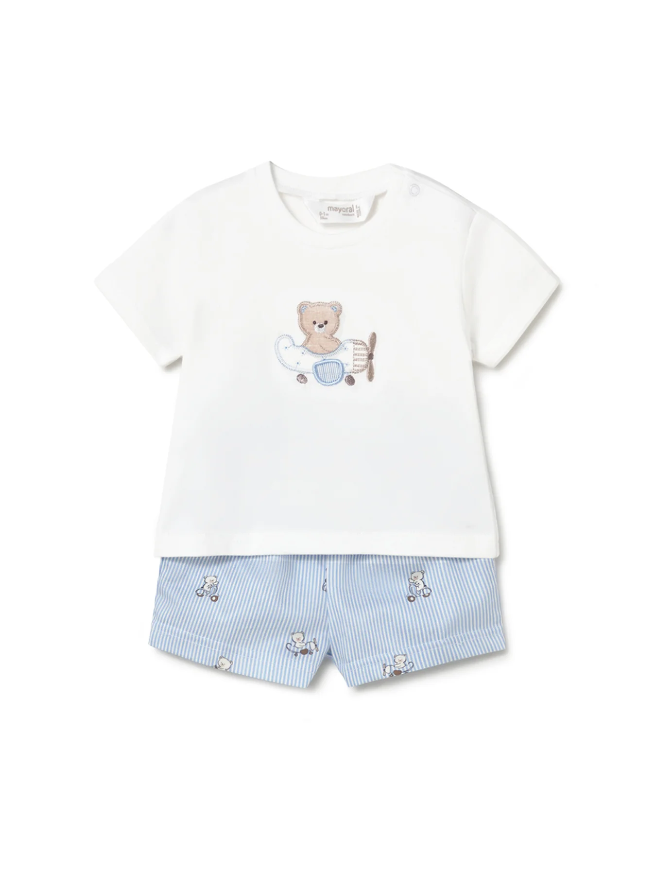 Baby Bear Shorts and T-Shirt Set Blue