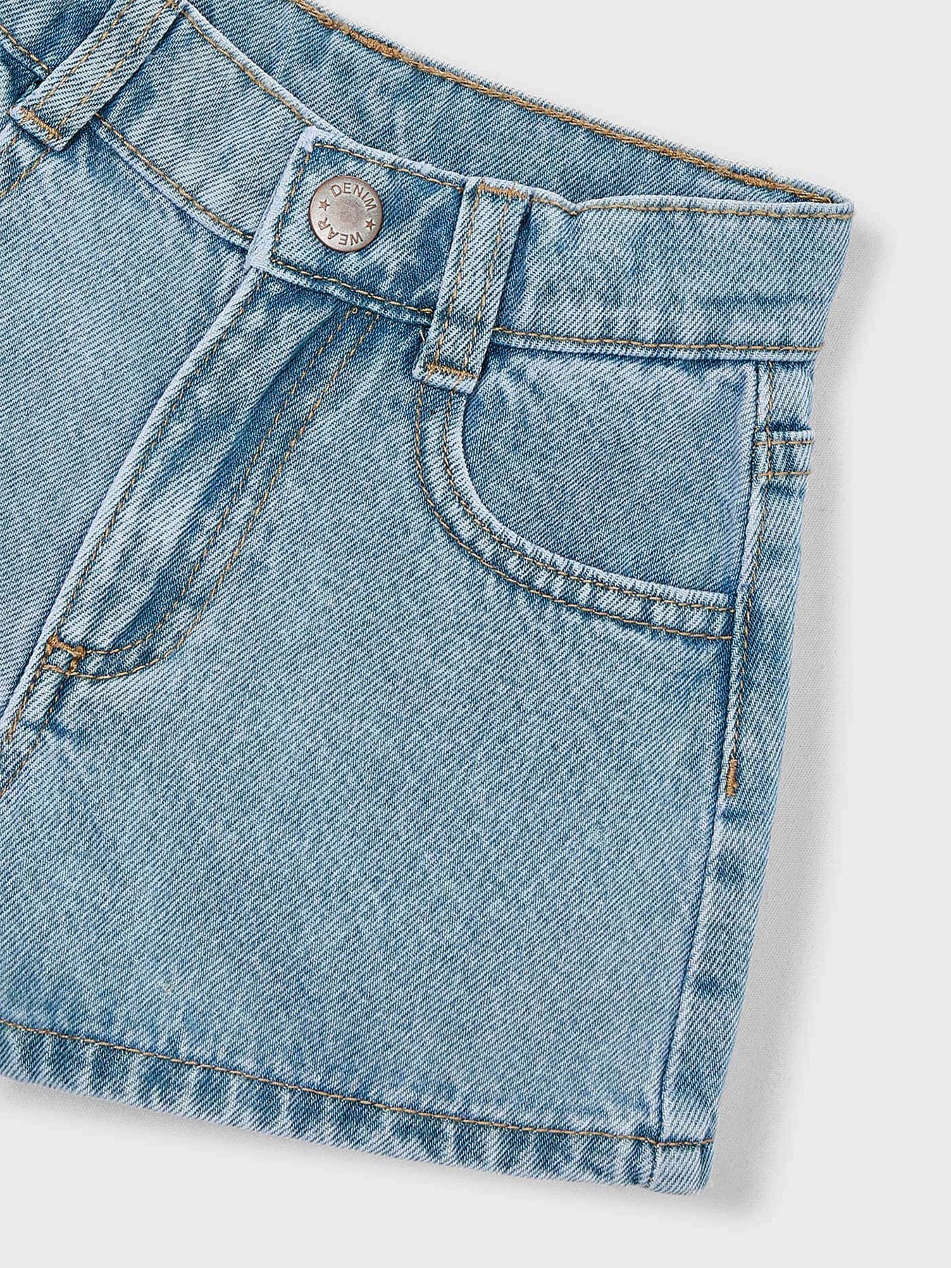 Kids’ Denim Shorts Blue - Image 3