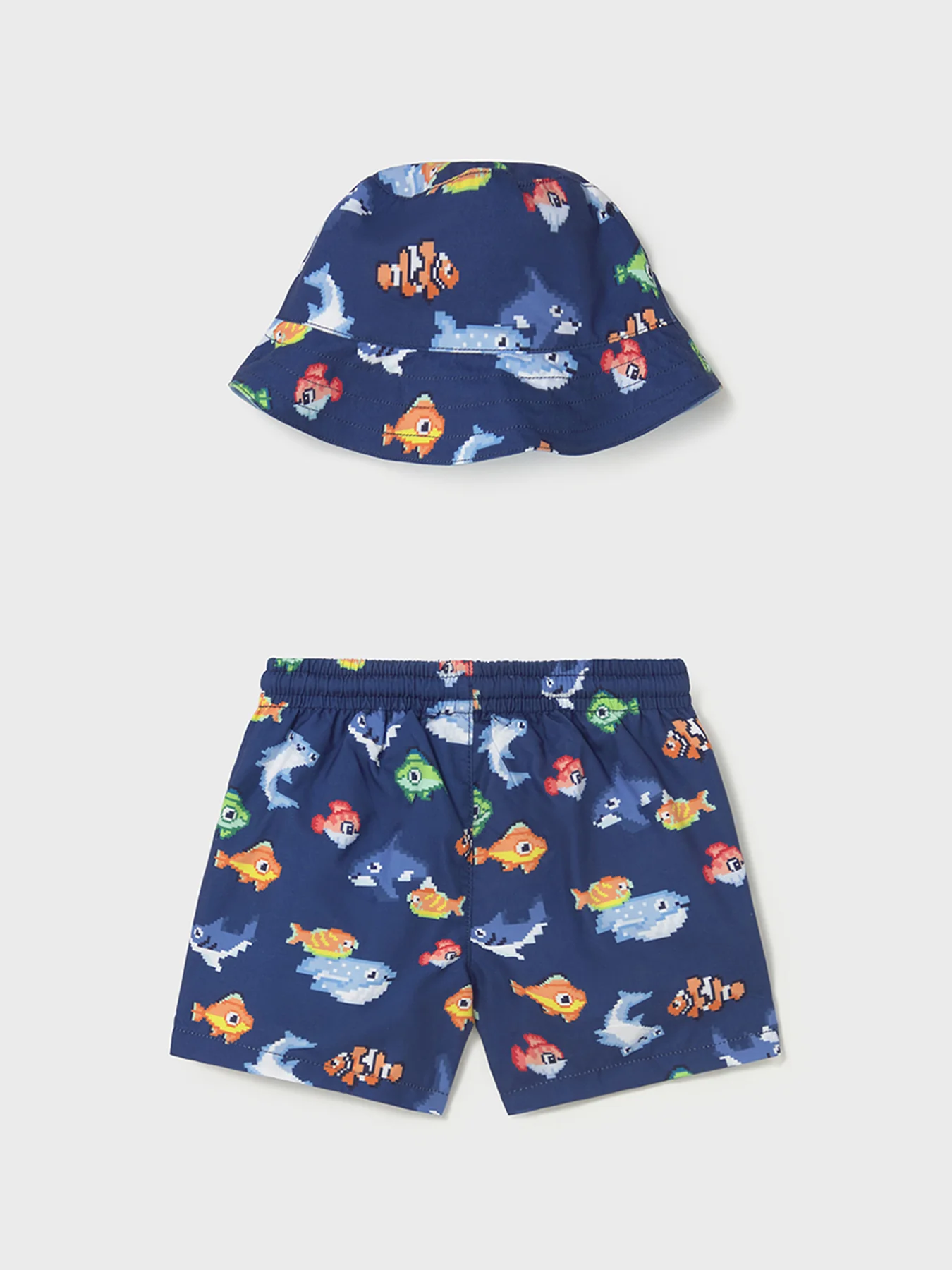 Baby Fish Swim Shorts Blue - Image 2