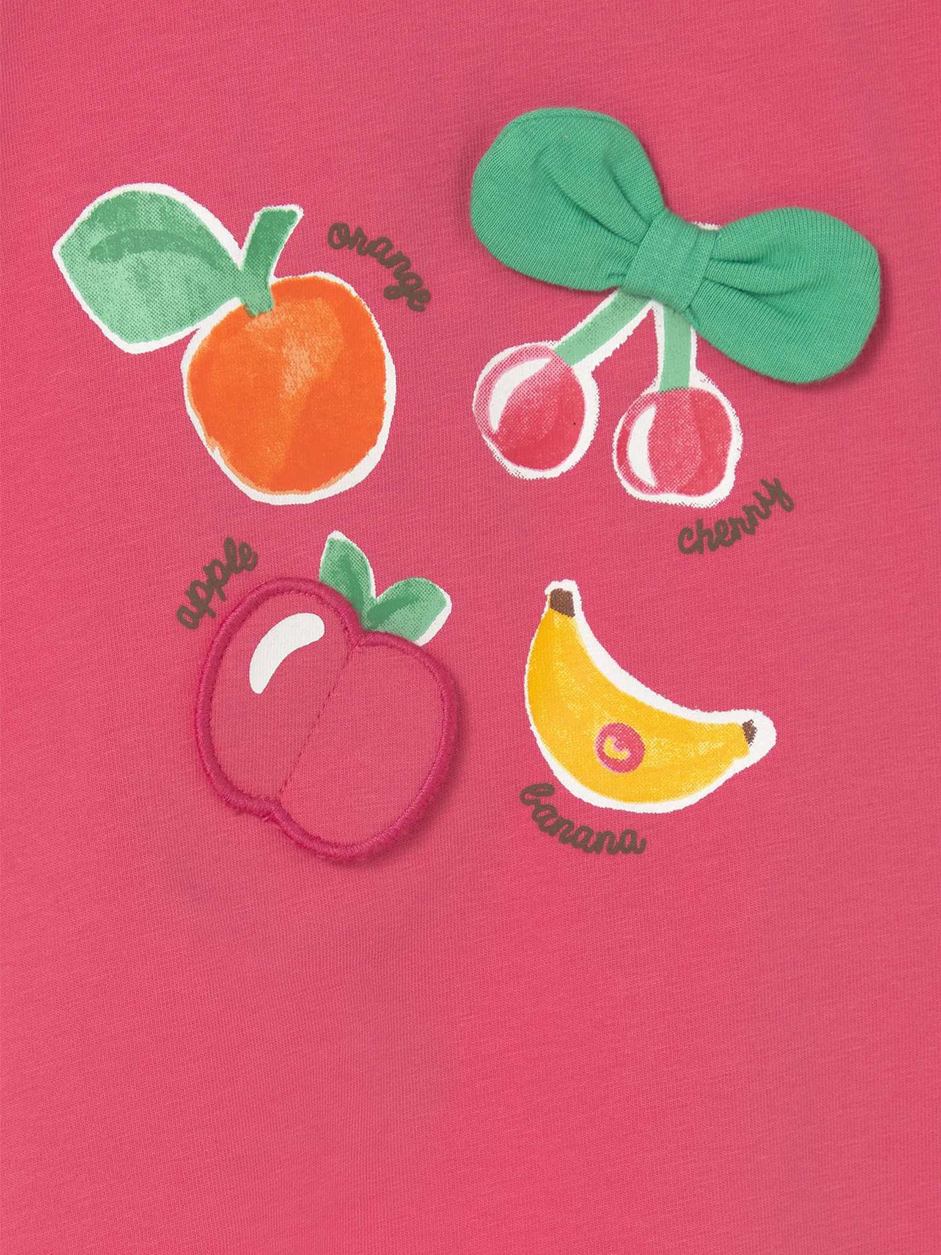 Baby Fruit Short Sleeve T-Shirt Pink - Image 3