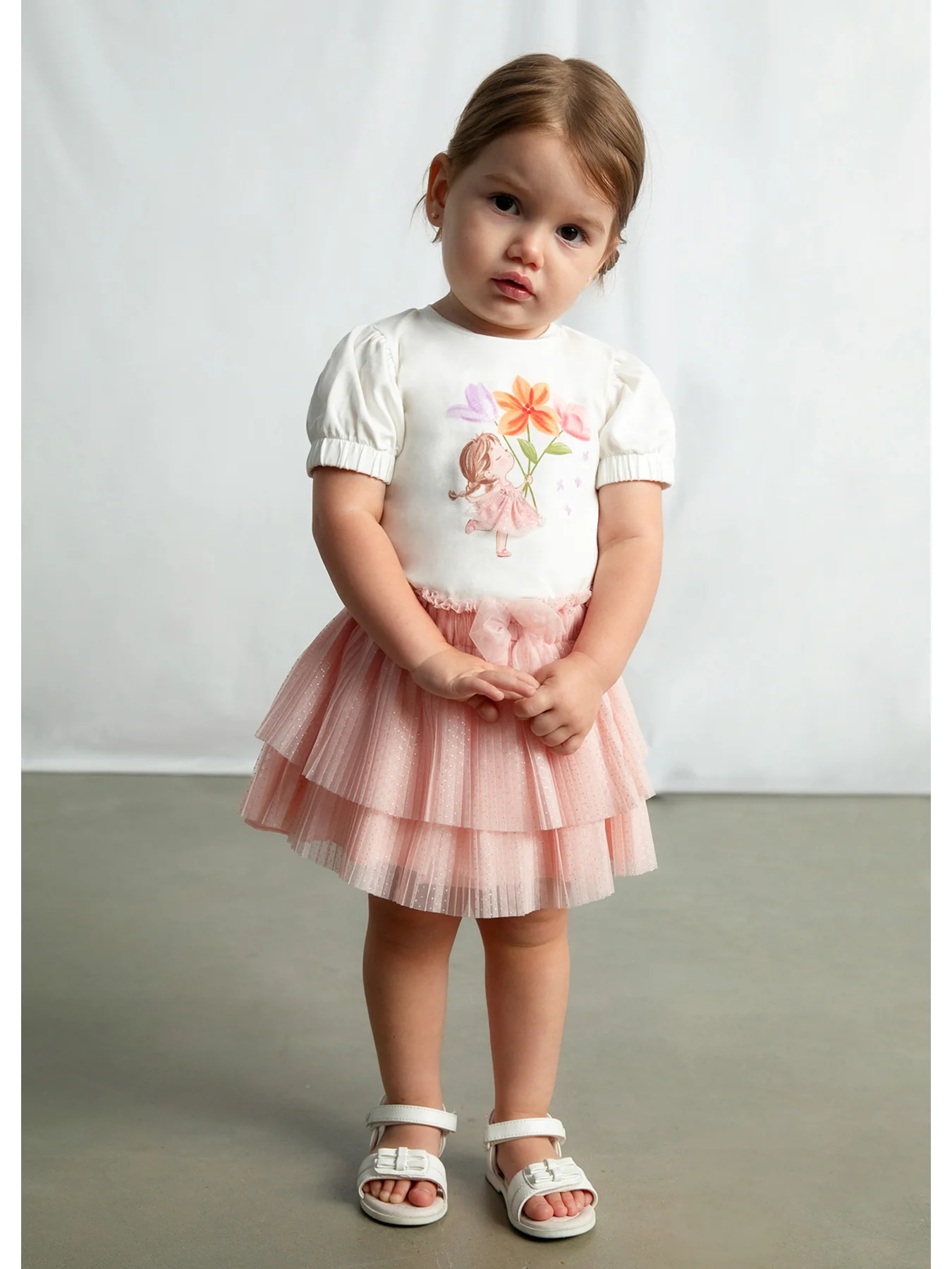 Baby Flower Short Sleeve T-Shirt White - Image 5